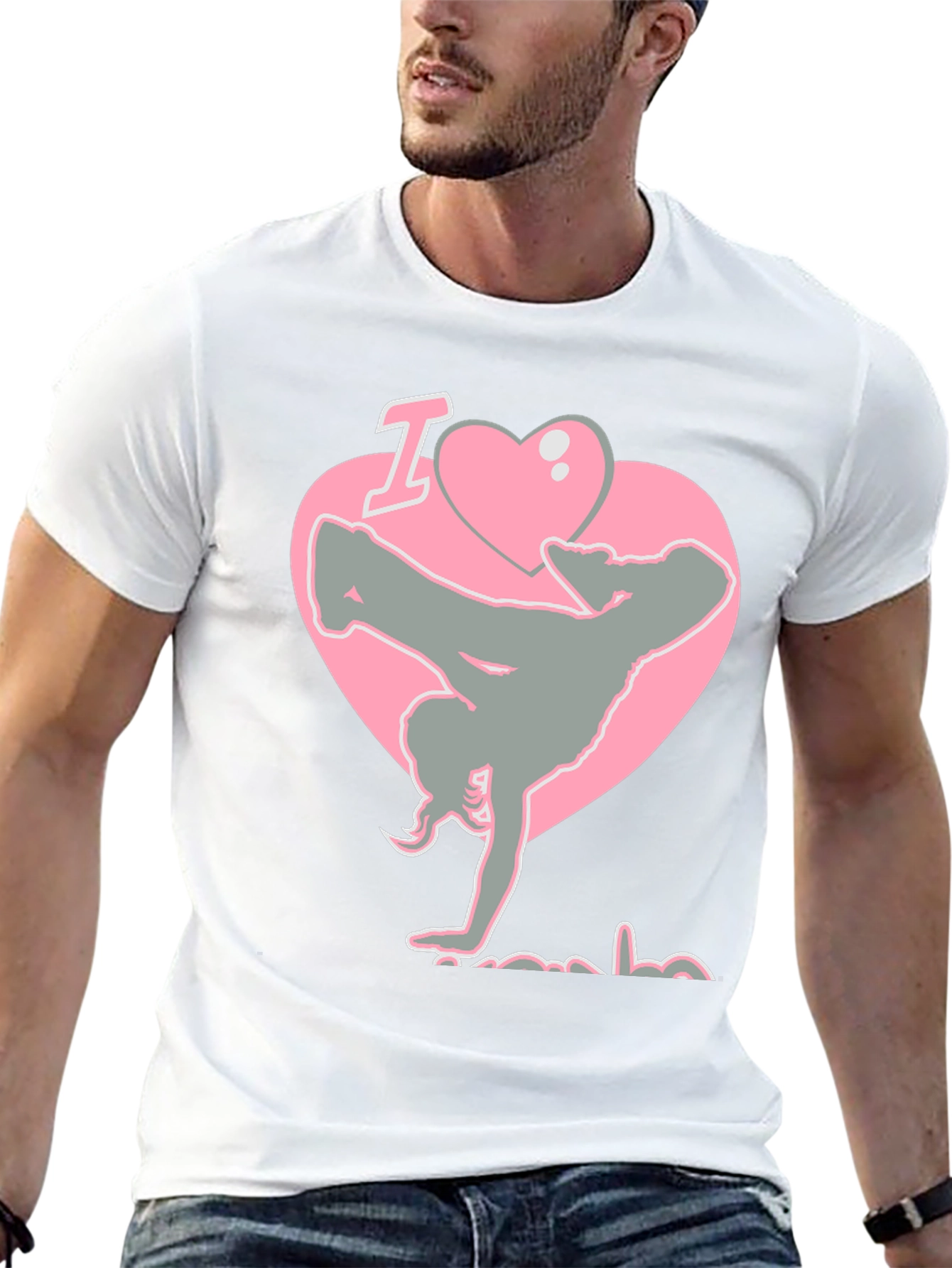 I Heart Breakdancing Black T-Shirt