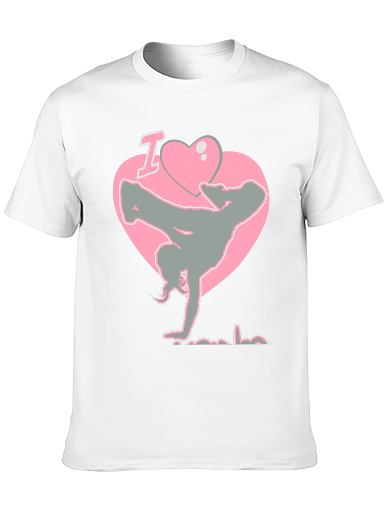 I Heart Breakdancing Black T-Shirt