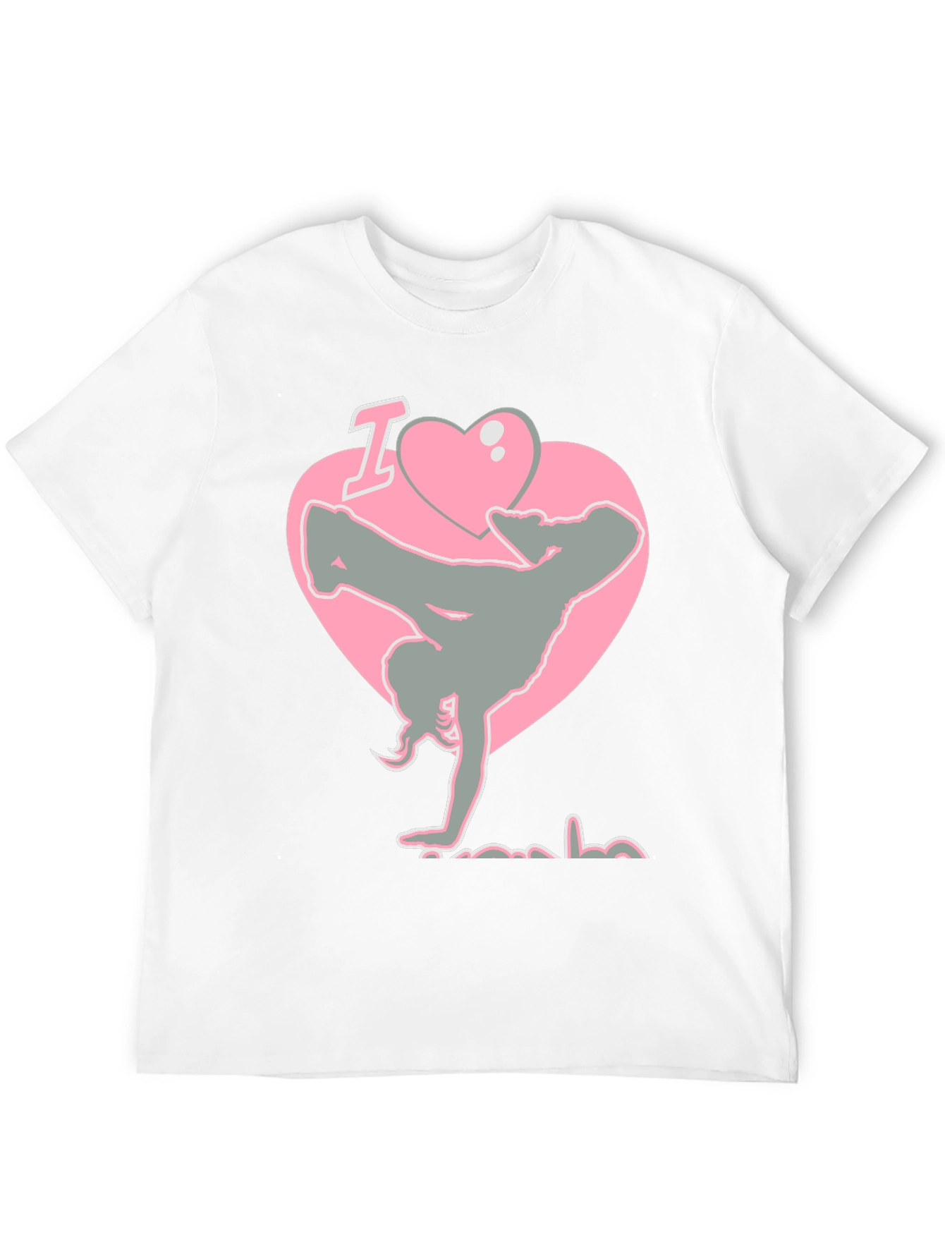 I Heart Breakdancing Black T-Shirt