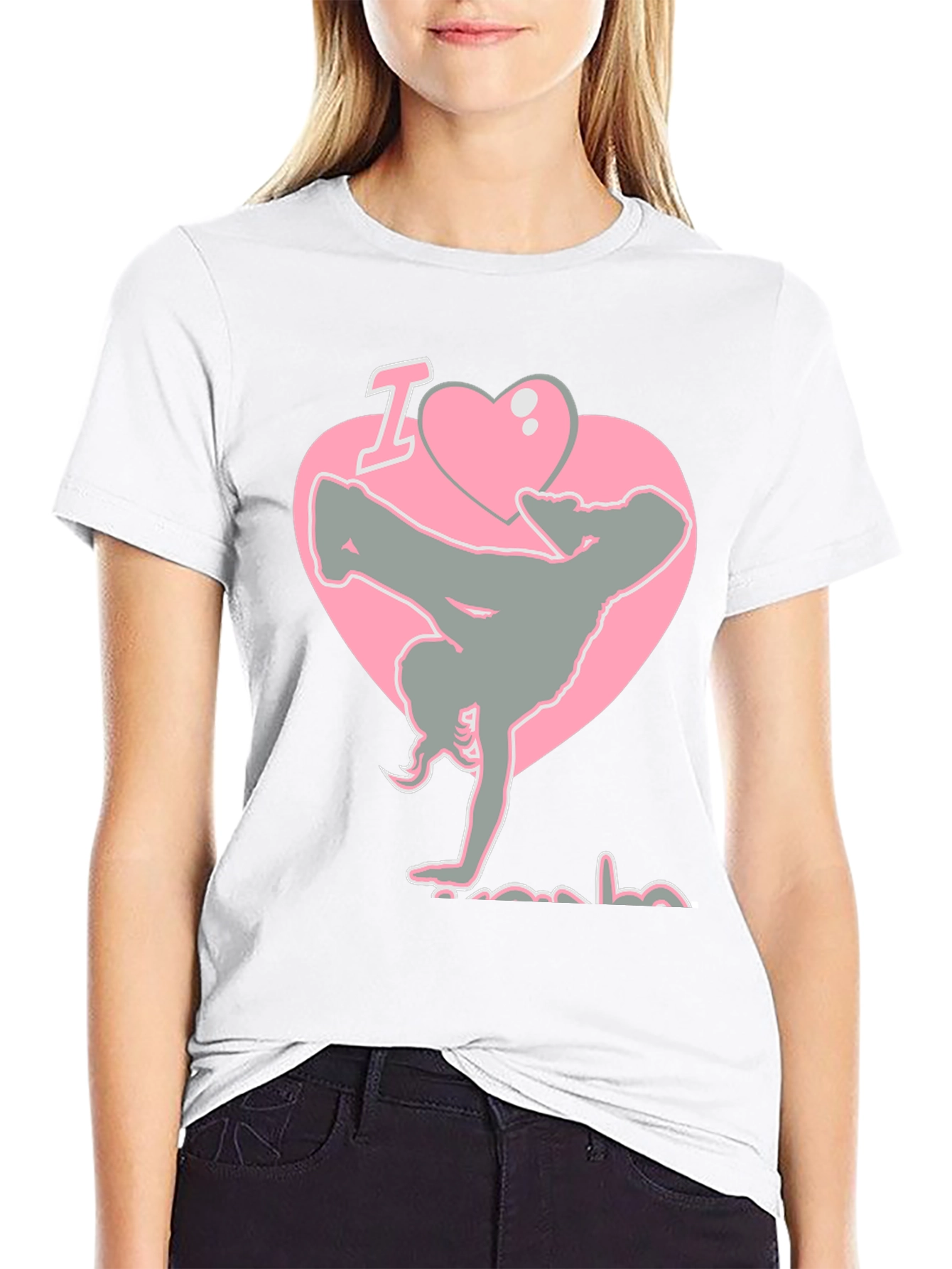 I Heart Breakdancing Black T-Shirt