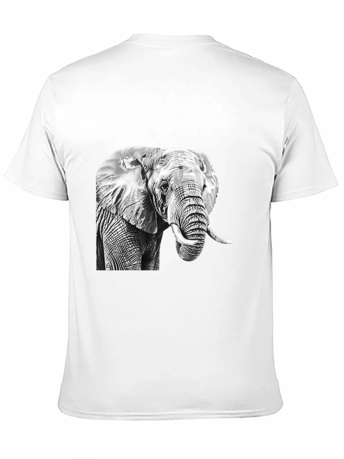 Elephant Graphic Tee - Classic Black Cotton Comfort