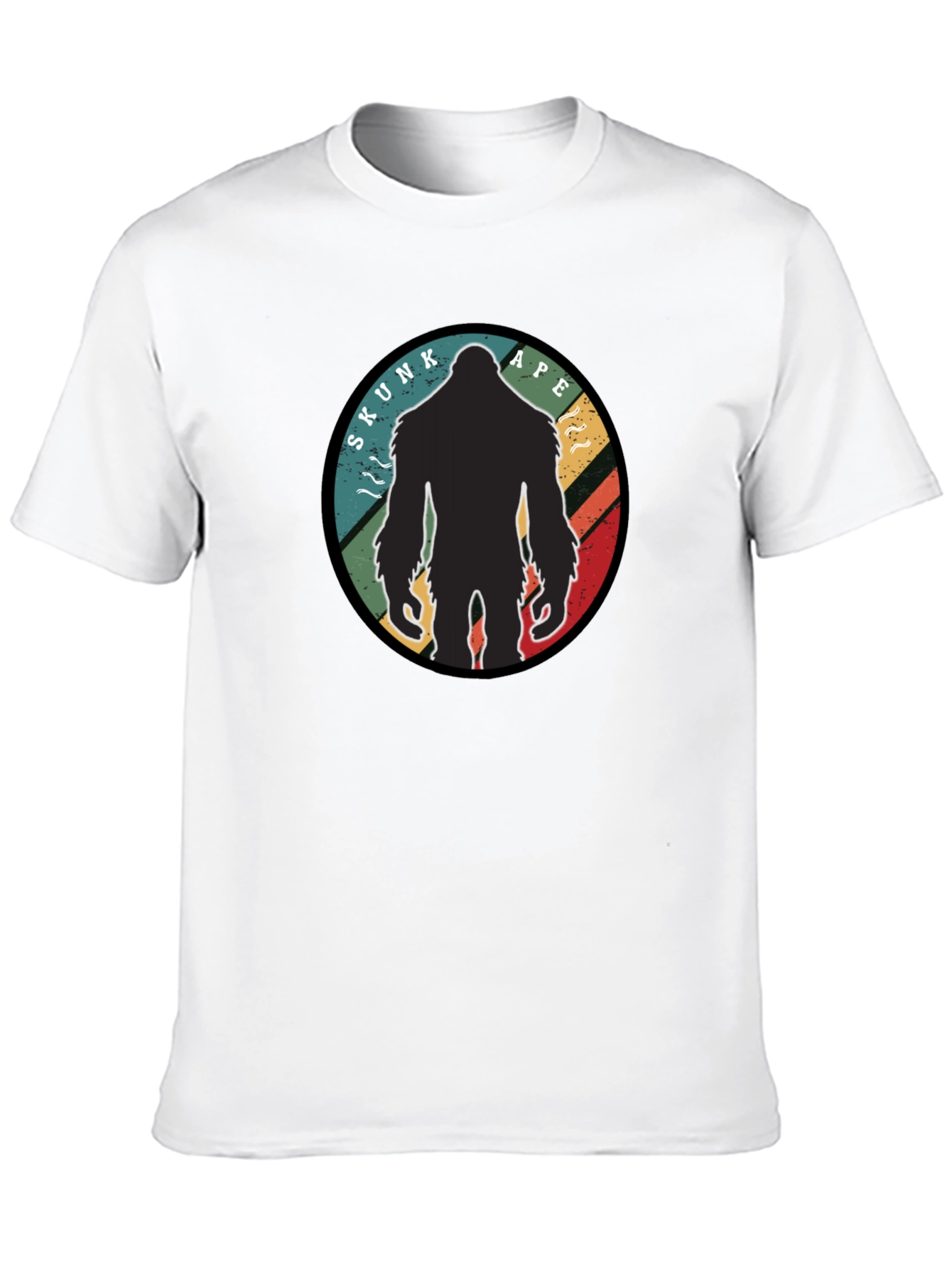Skunk Ape T-Shirt - Retro Bigfoot Design