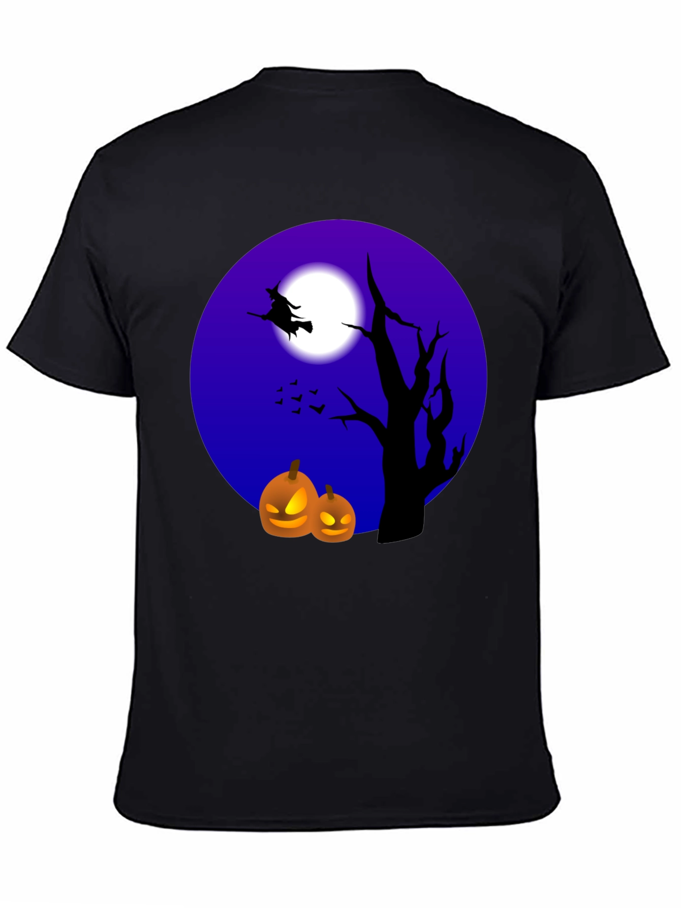 Halloween Witch and Pumpkin T-Shirt