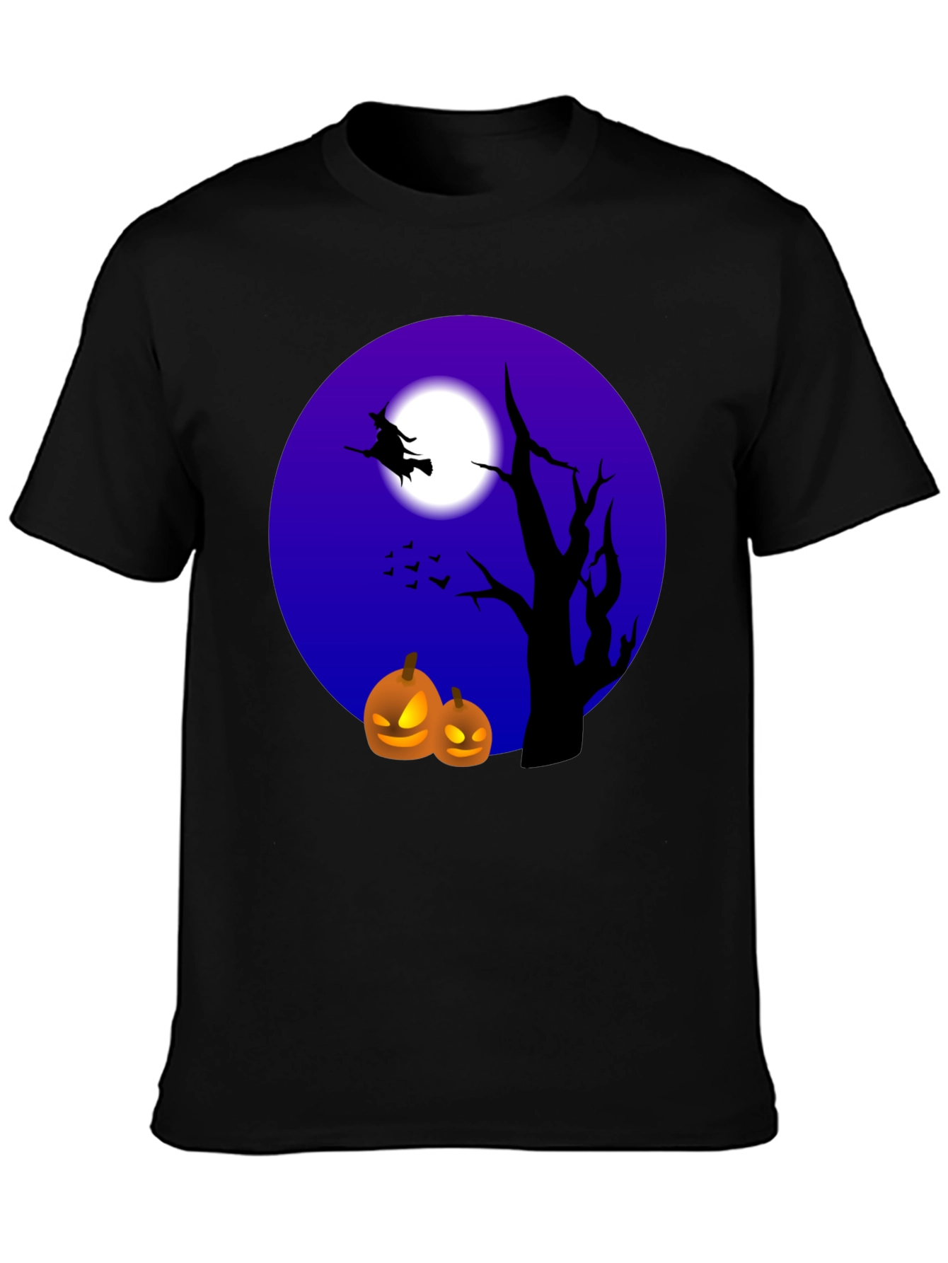 Halloween Witch and Pumpkin T-Shirt