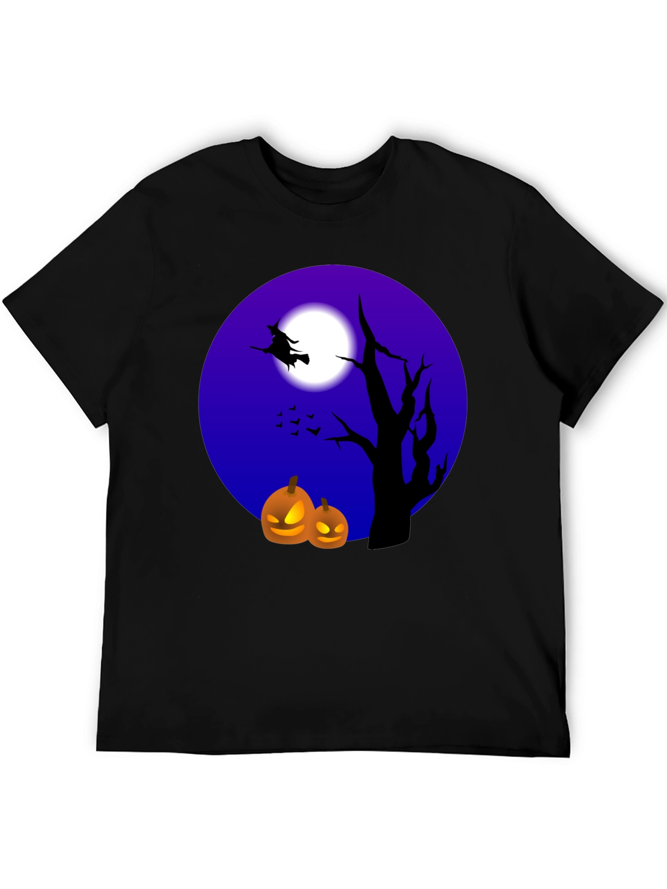 Halloween Witch and Pumpkin T-Shirt