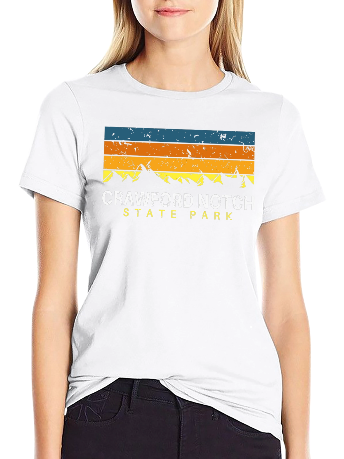 Crawford Notch State Park Retro T-Shirt