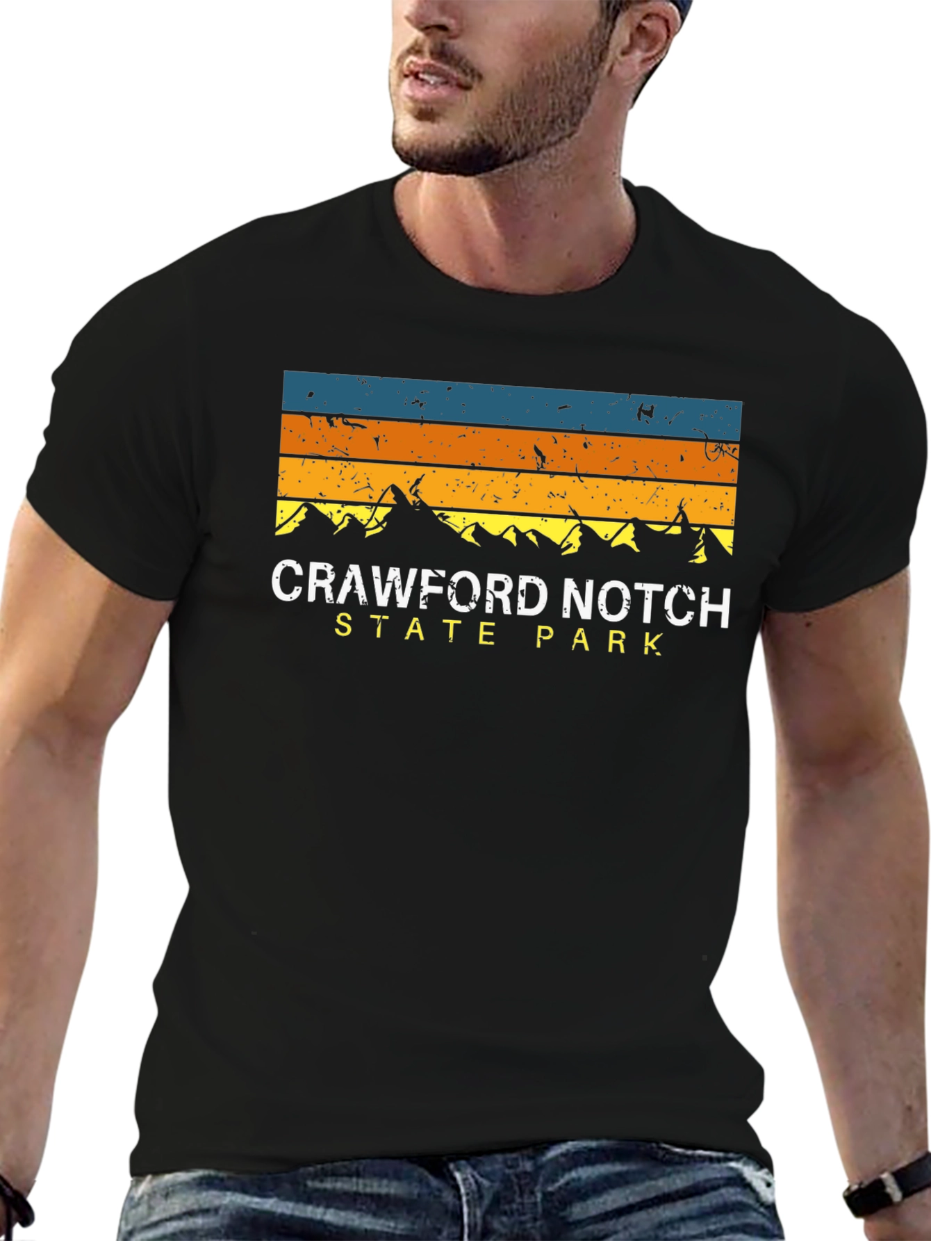 Crawford Notch State Park Retro T-Shirt