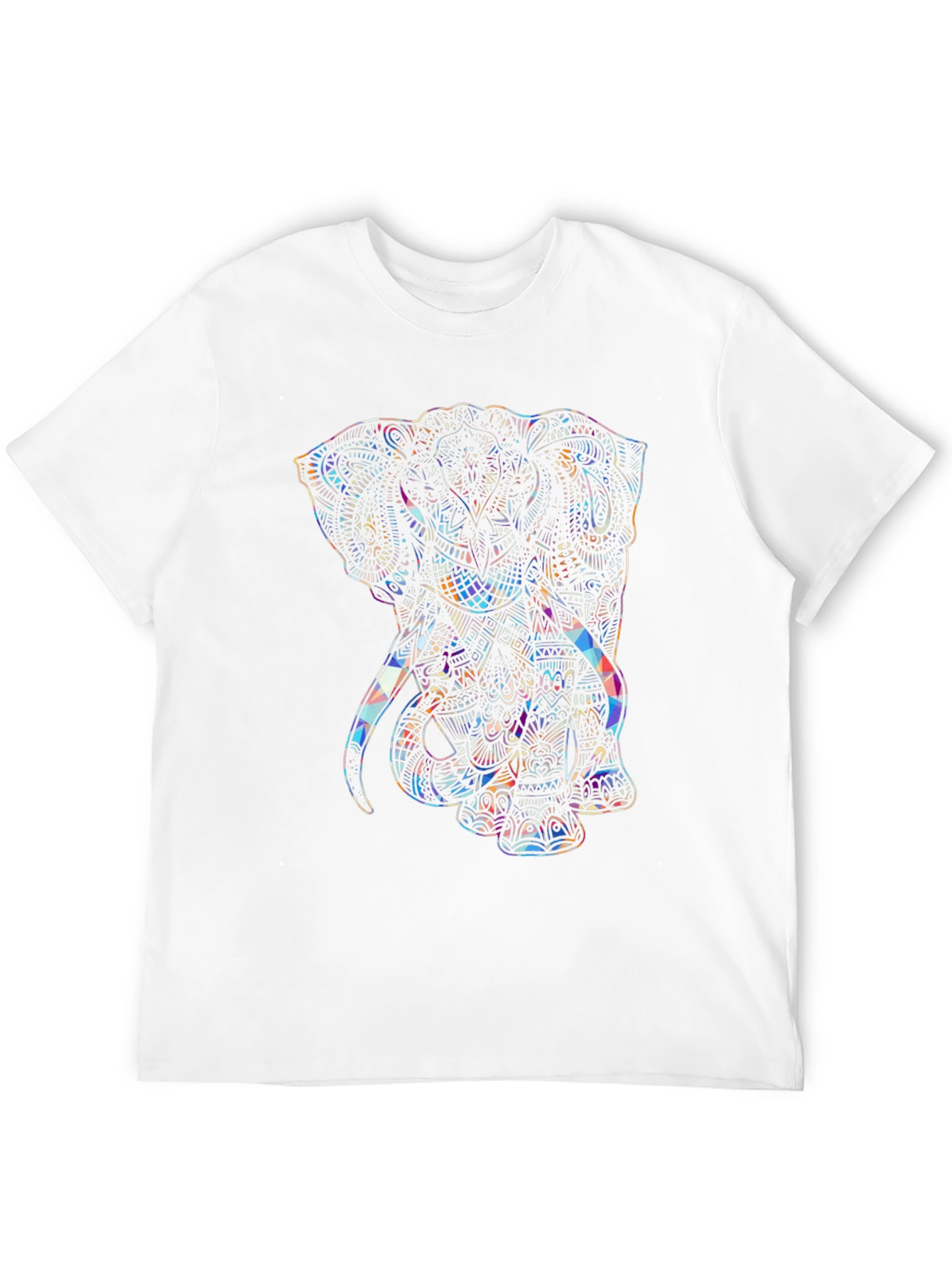 Abstract Elephant Graphic T-Shirt - Unique Art Tee