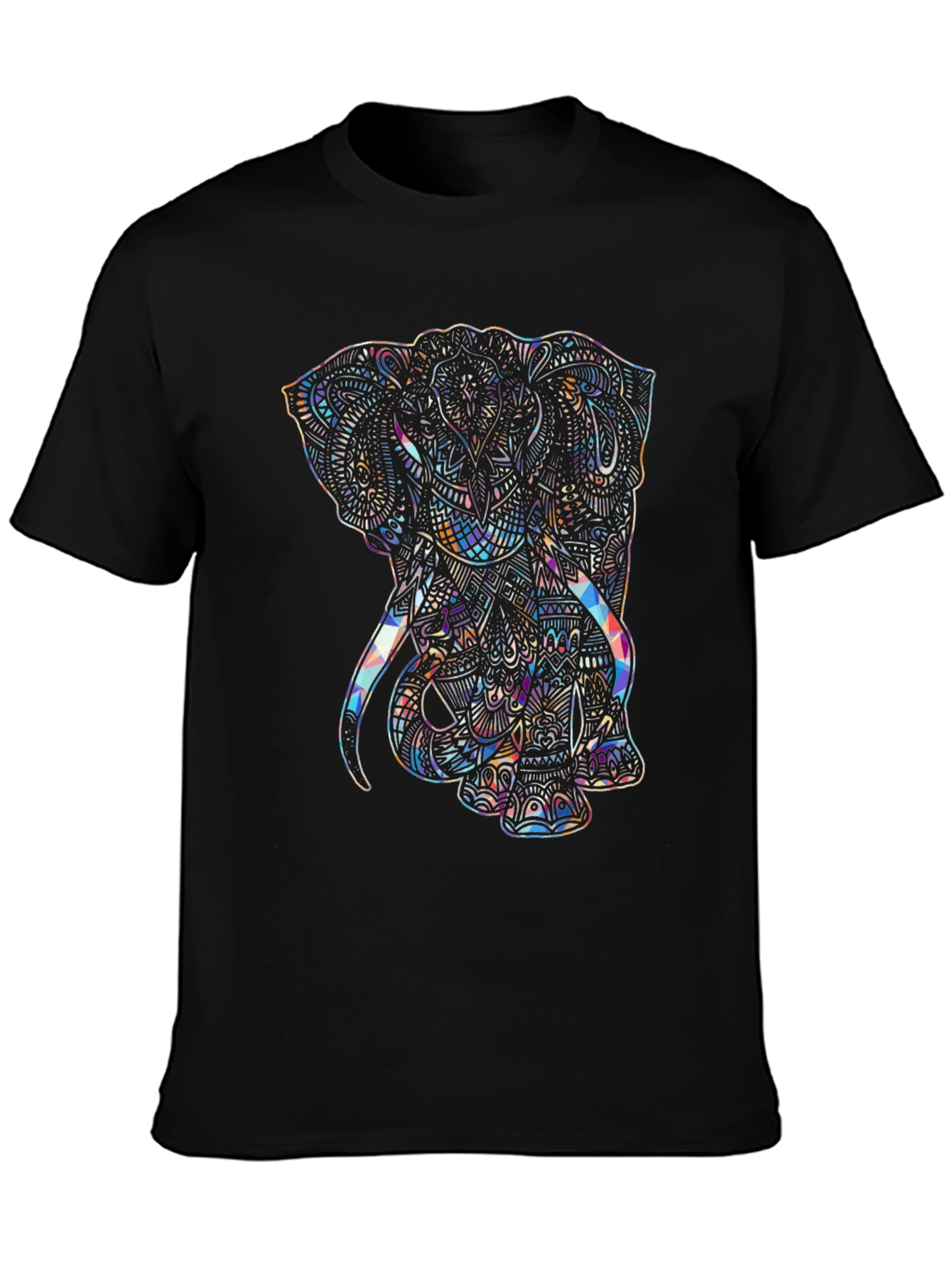 Abstract Elephant Graphic T-Shirt - Unique Art Tee