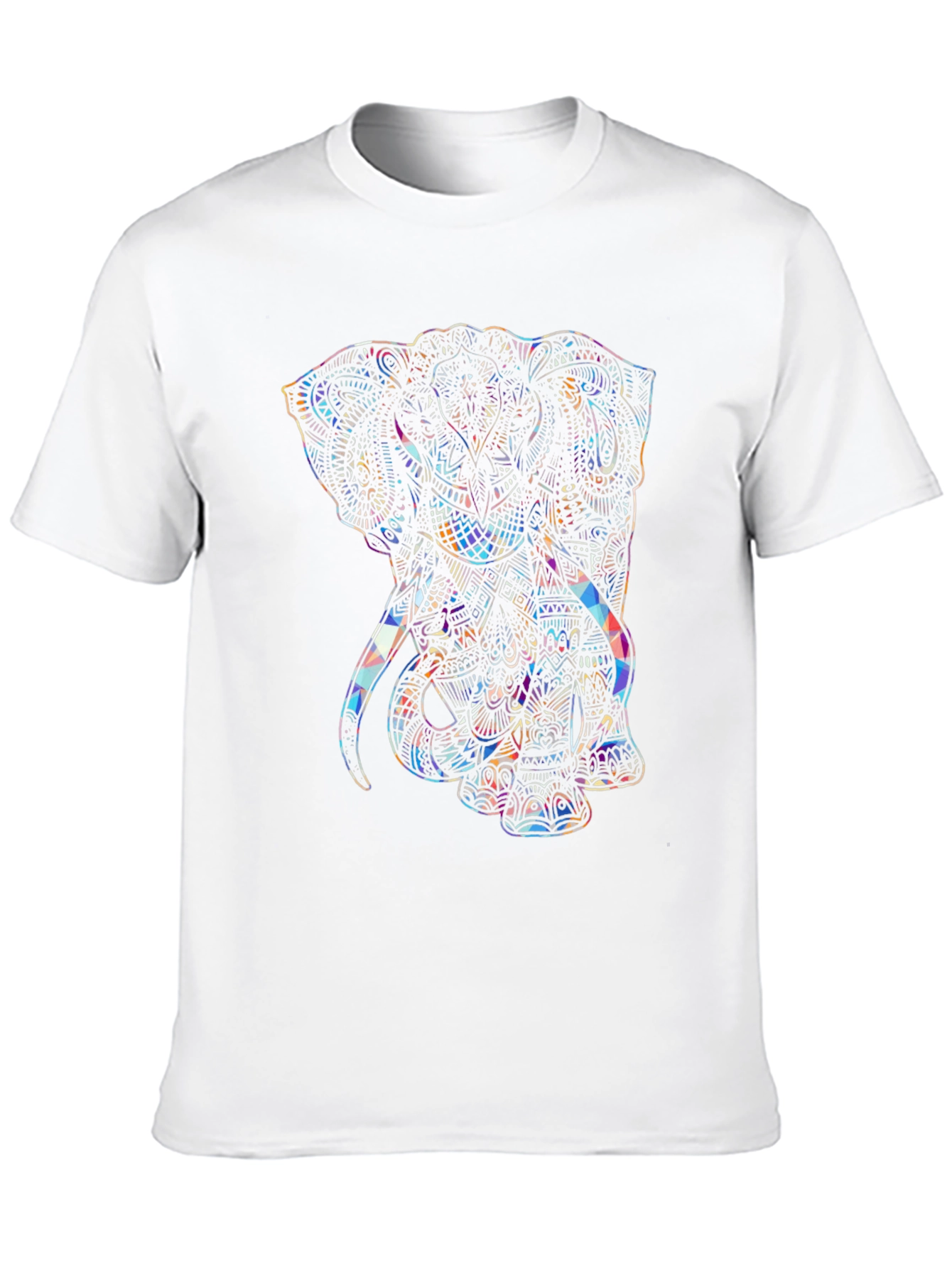 Abstract Elephant Graphic T-Shirt - Unique Art Tee