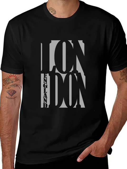 London England Graphic Print Mens T-Shirt
