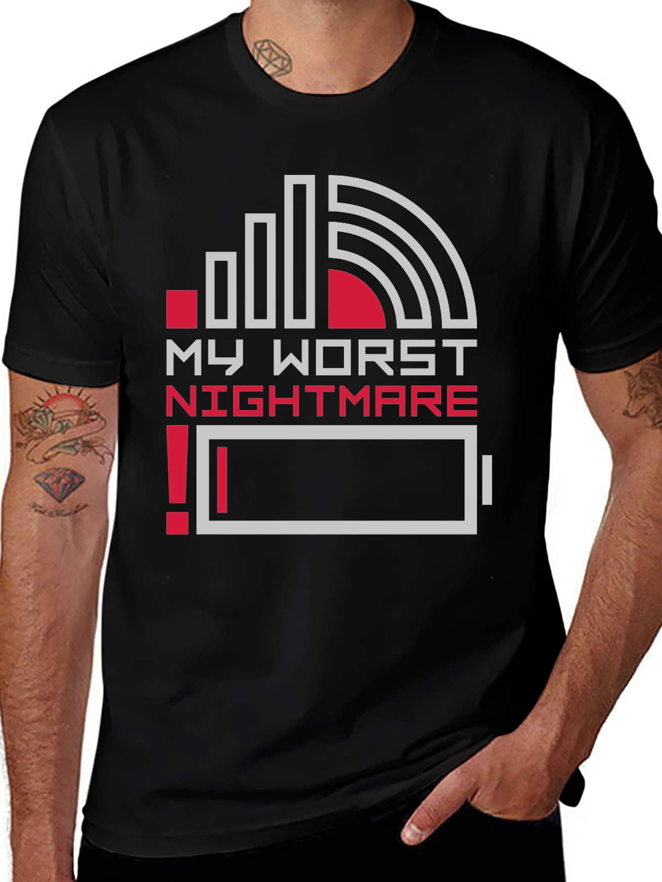 My Worst Nightmare Low Battery T-Shirt