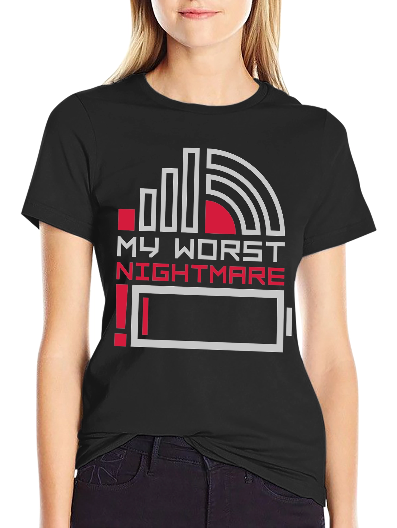 My Worst Nightmare Low Battery T-Shirt