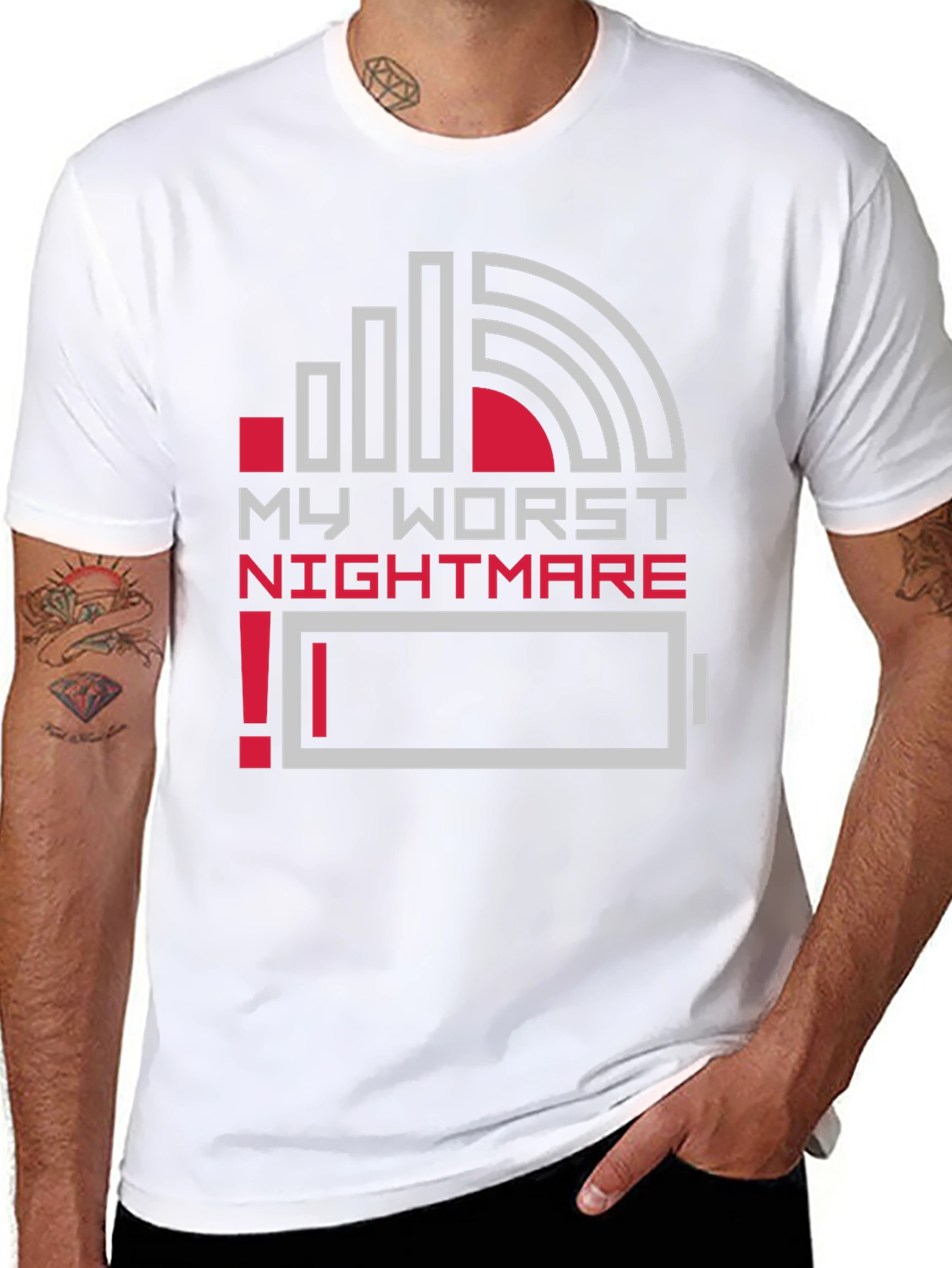 My Worst Nightmare Low Battery T-Shirt
