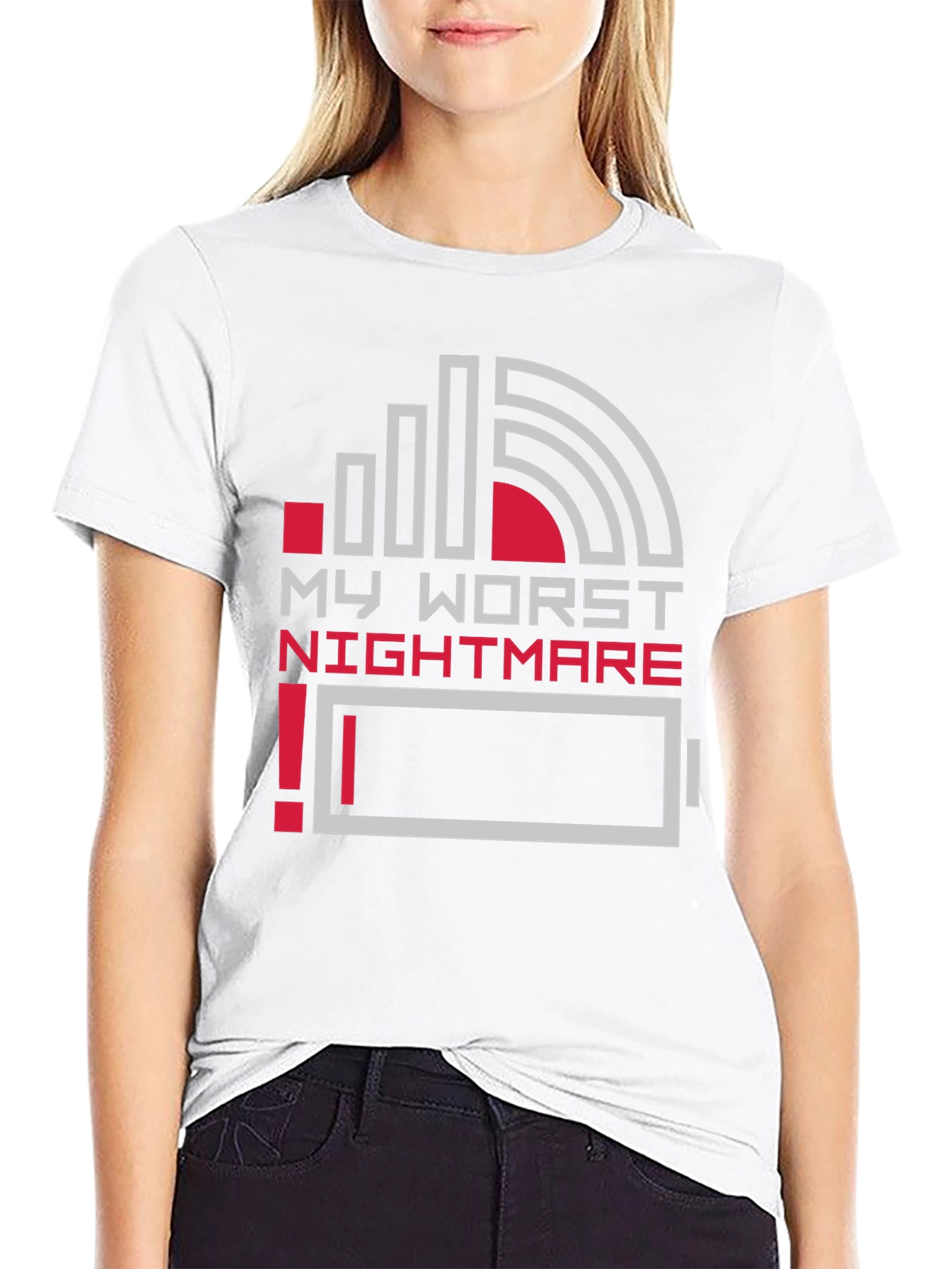 My Worst Nightmare Low Battery T-Shirt