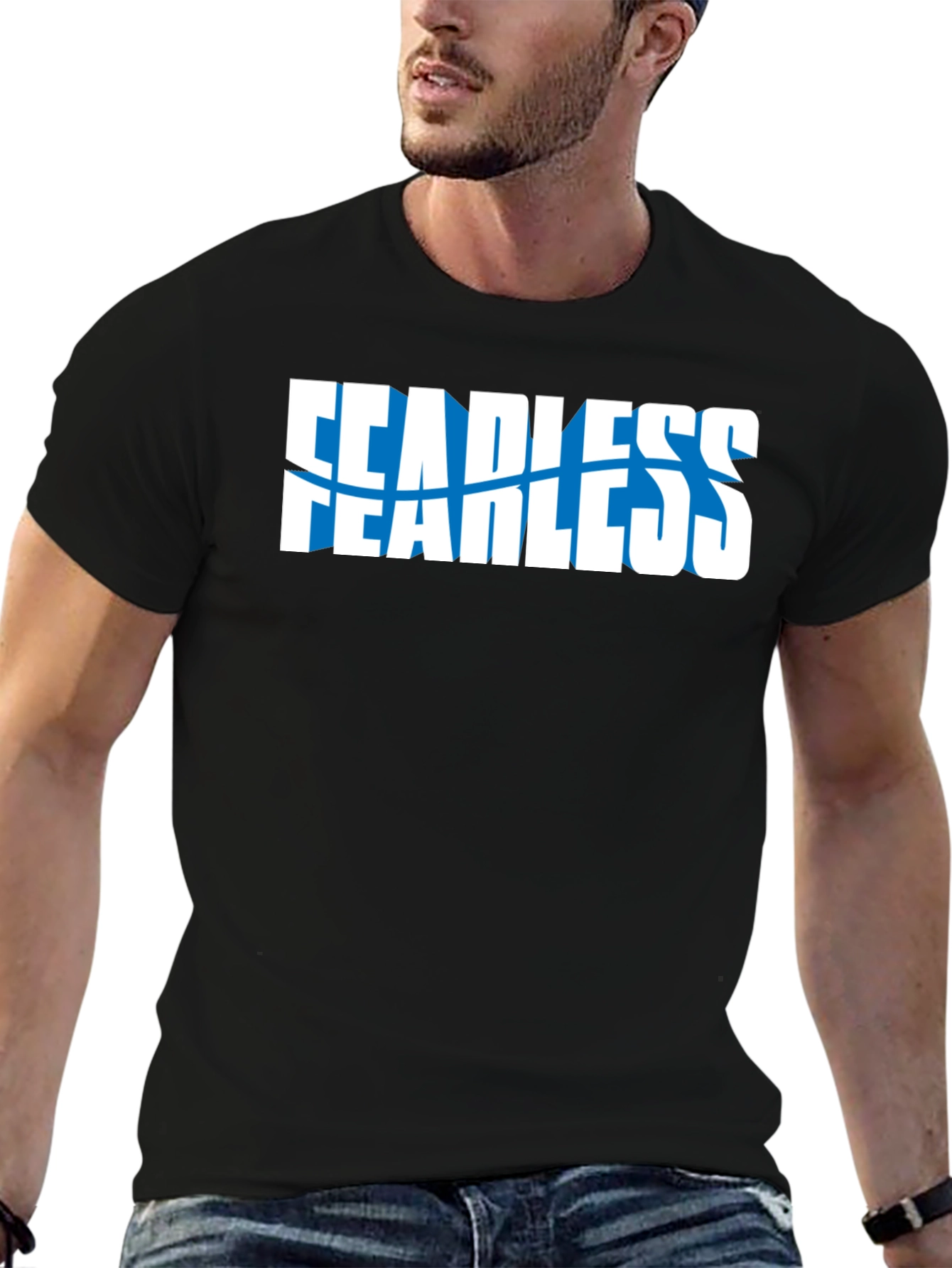 Fearless Graphic Tee - Mens Black T-Shirt