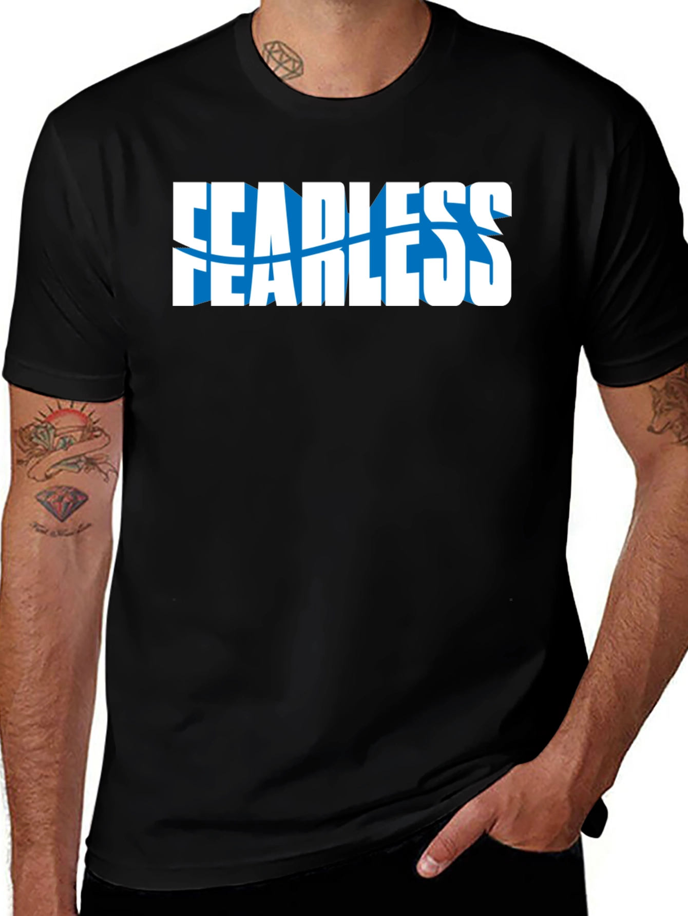 Fearless Graphic Tee - Mens Black T-Shirt