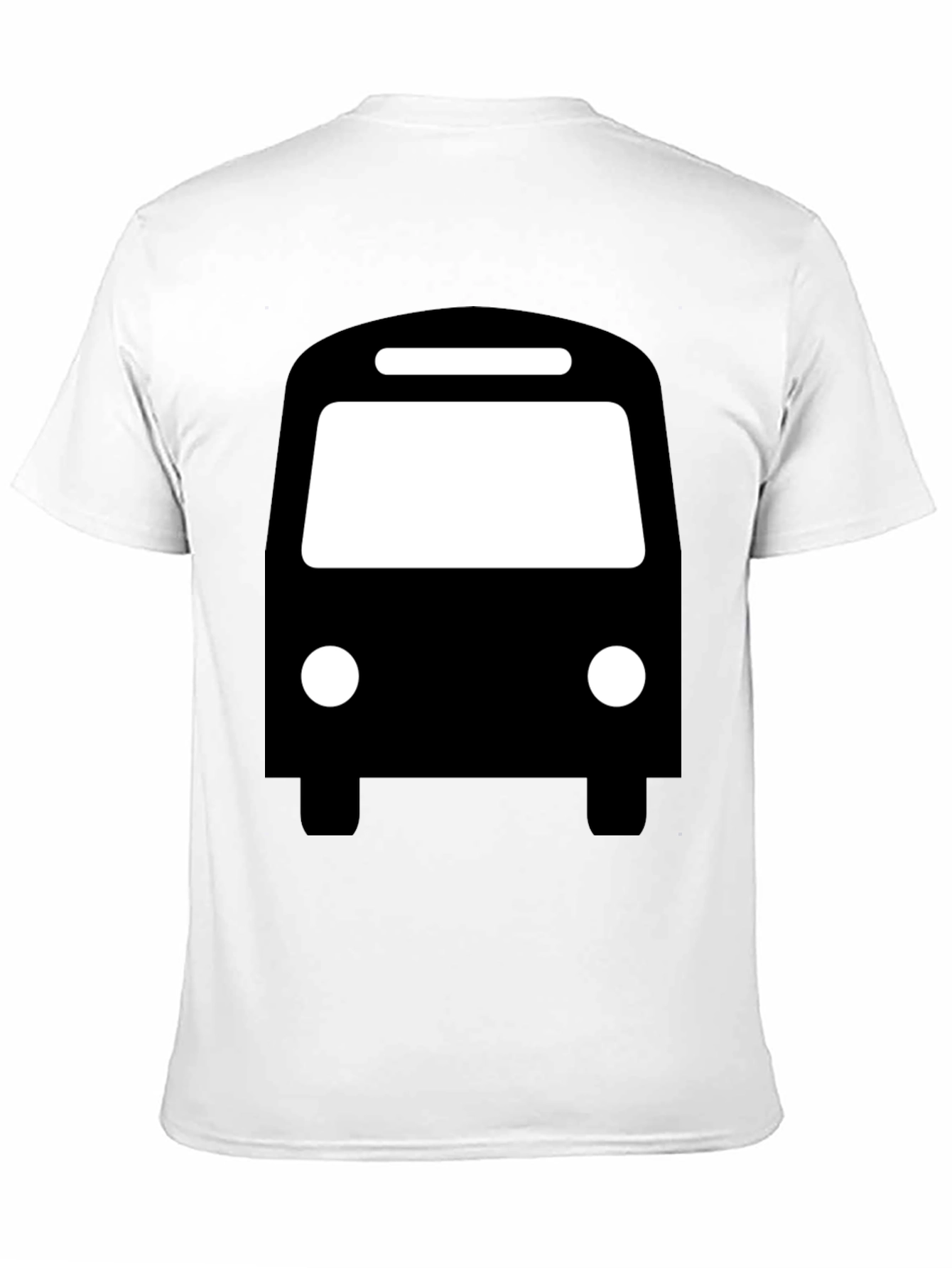Bus Graphic T-Shirt - Black Cotton Tee