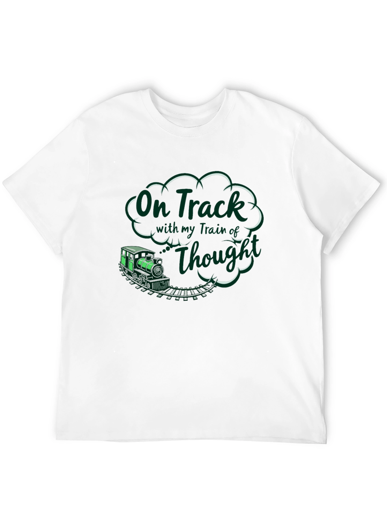 On Track Train of Thought Graphic Tee