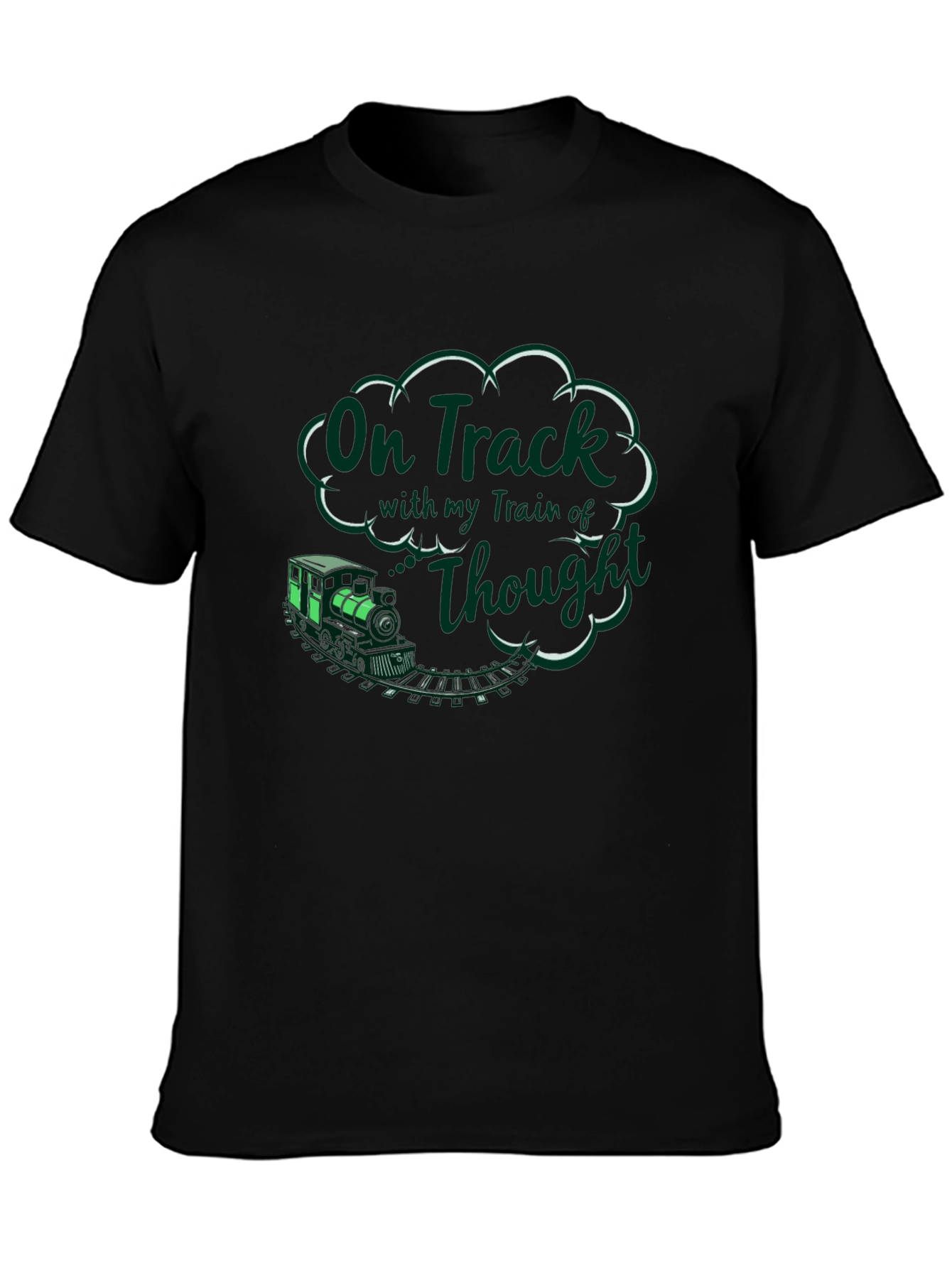 On Track Train of Thought Graphic Tee