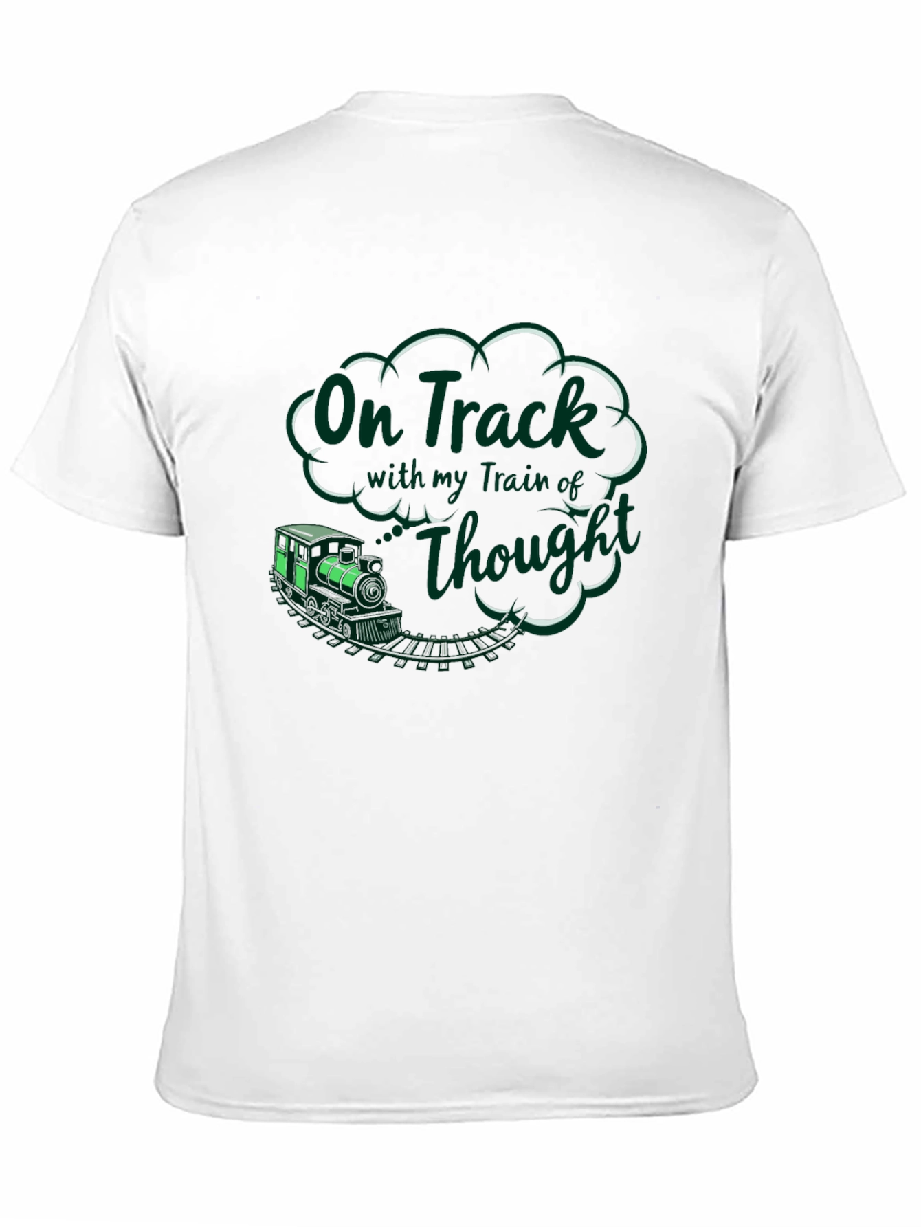 On Track Train of Thought Graphic Tee