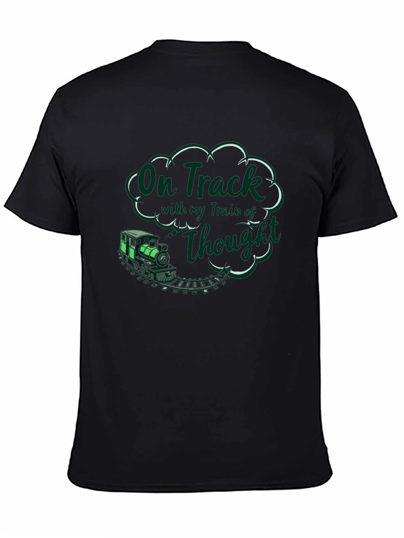 On Track Train of Thought Graphic Tee