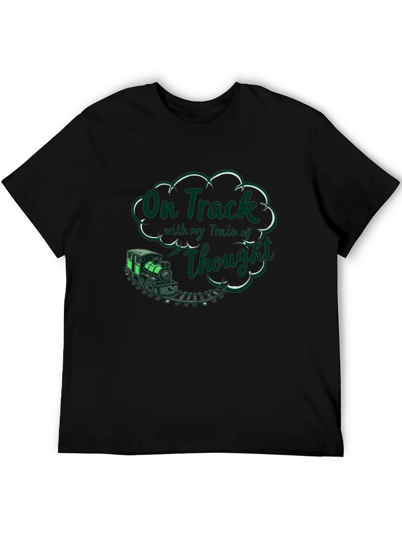 On Track Train of Thought Graphic Tee