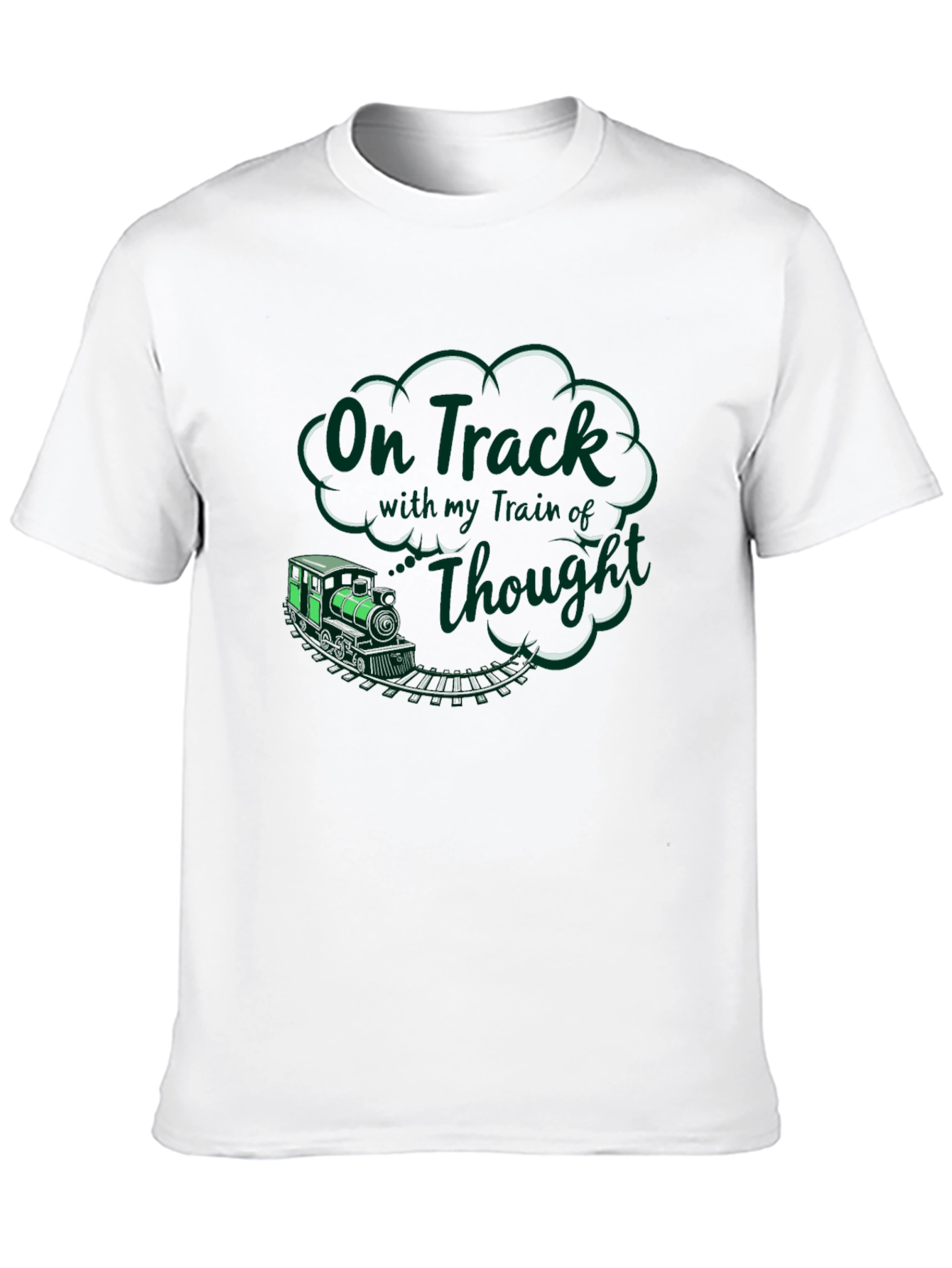 On Track Train of Thought Graphic Tee