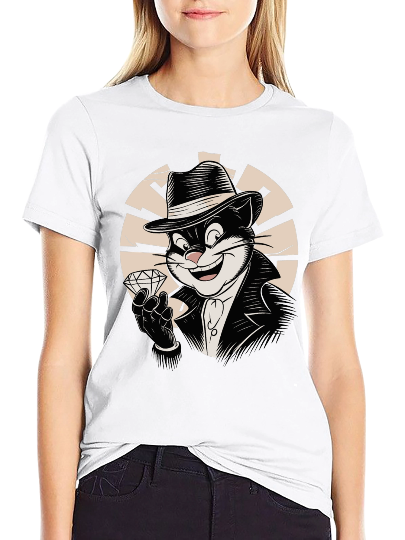 Cool Cat Gangster T-Shirt