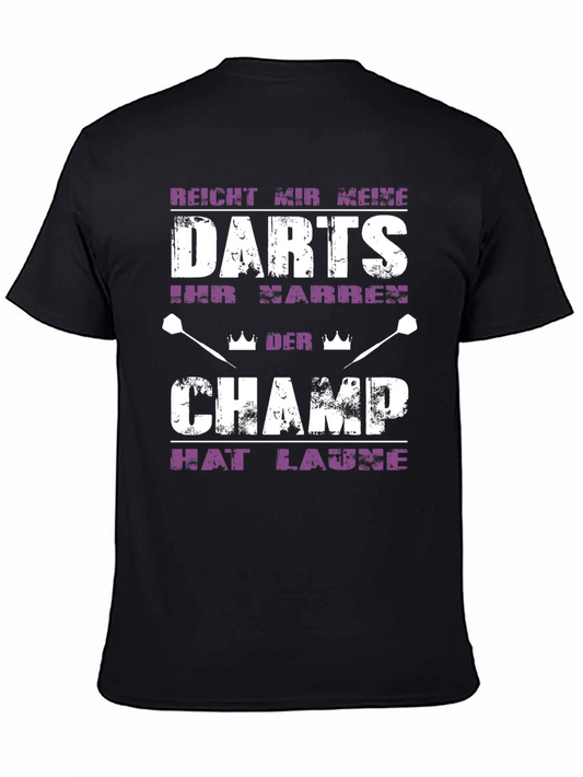 Darts Champ Graphic Tee - Black