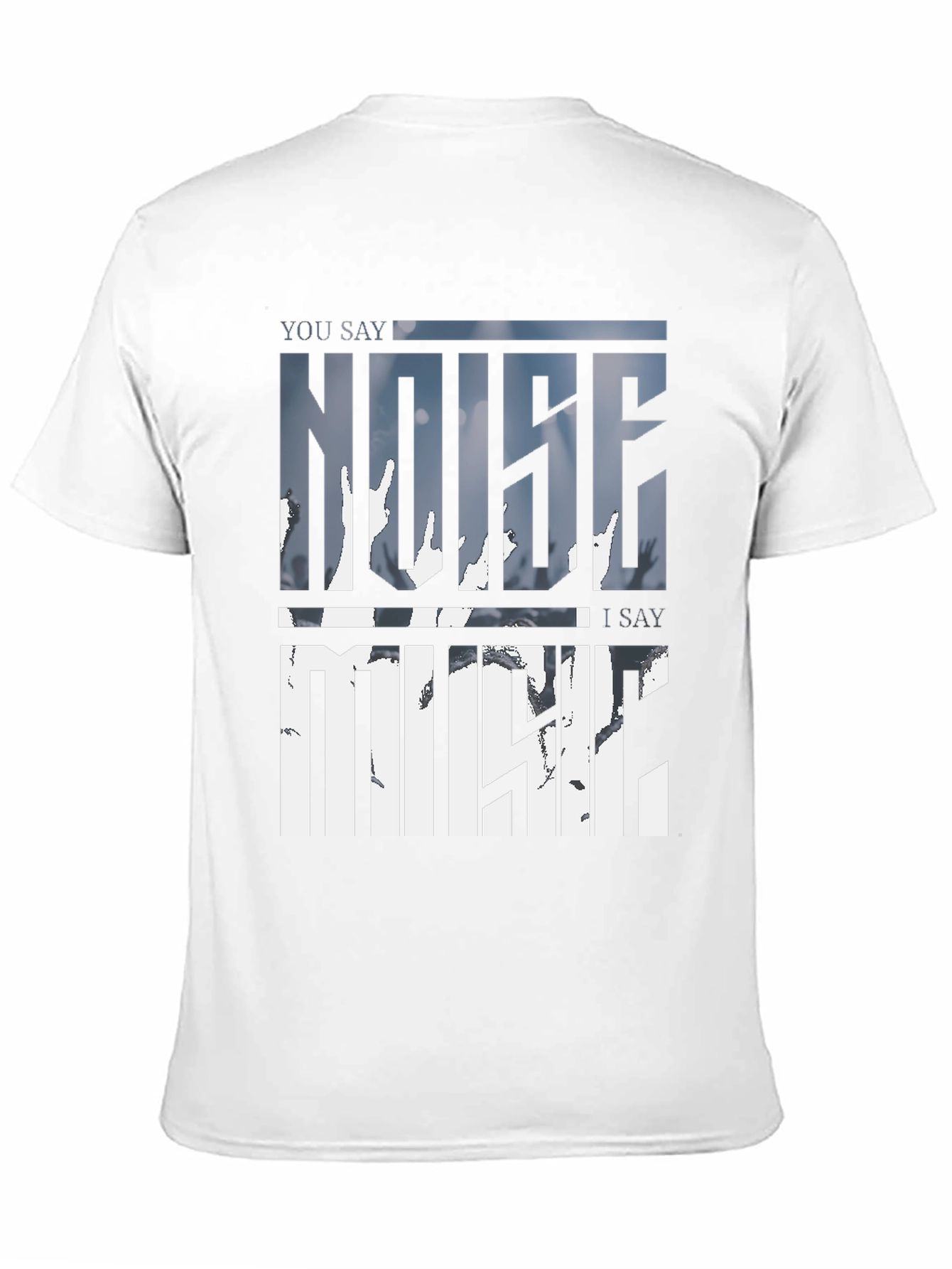 Noise Music Graphic Tee - Soft Cotton Blend
