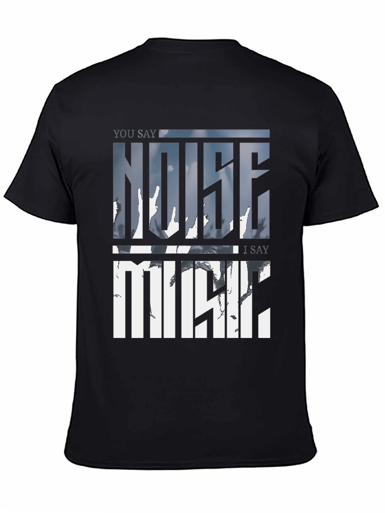 Noise Music Graphic Tee - Soft Cotton Blend