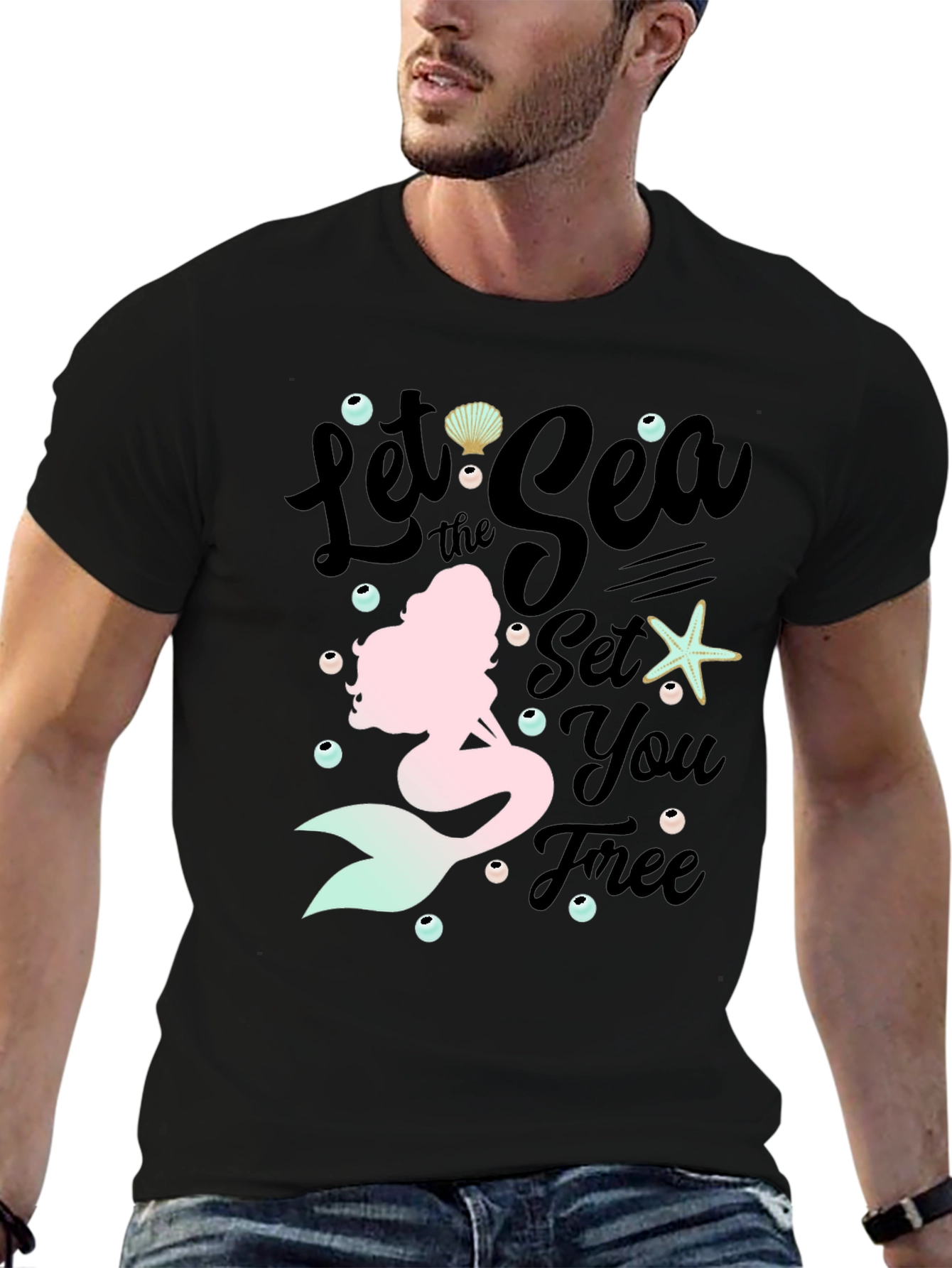 Let The Sea Set You Free Graphic Tee