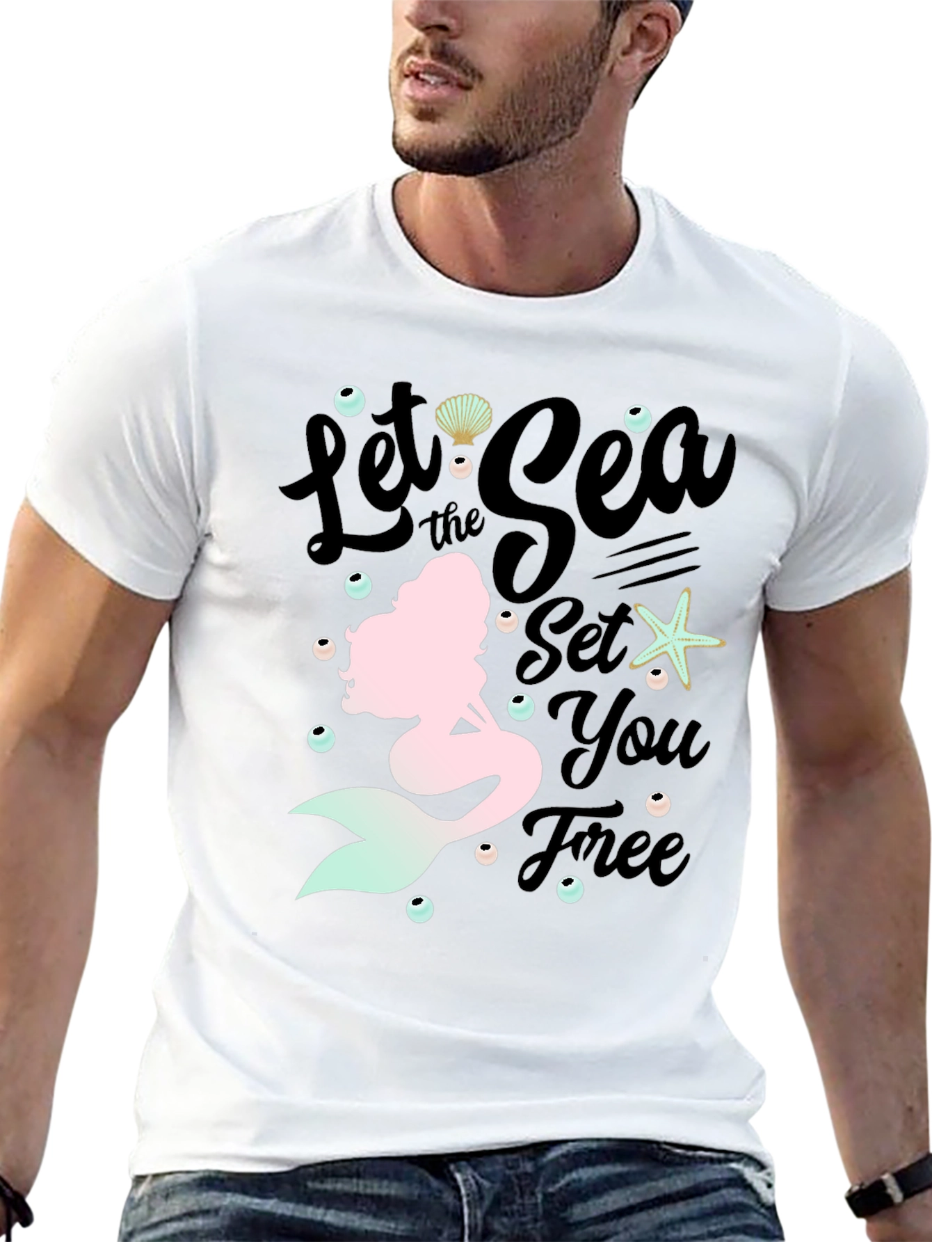 Let The Sea Set You Free Graphic Tee