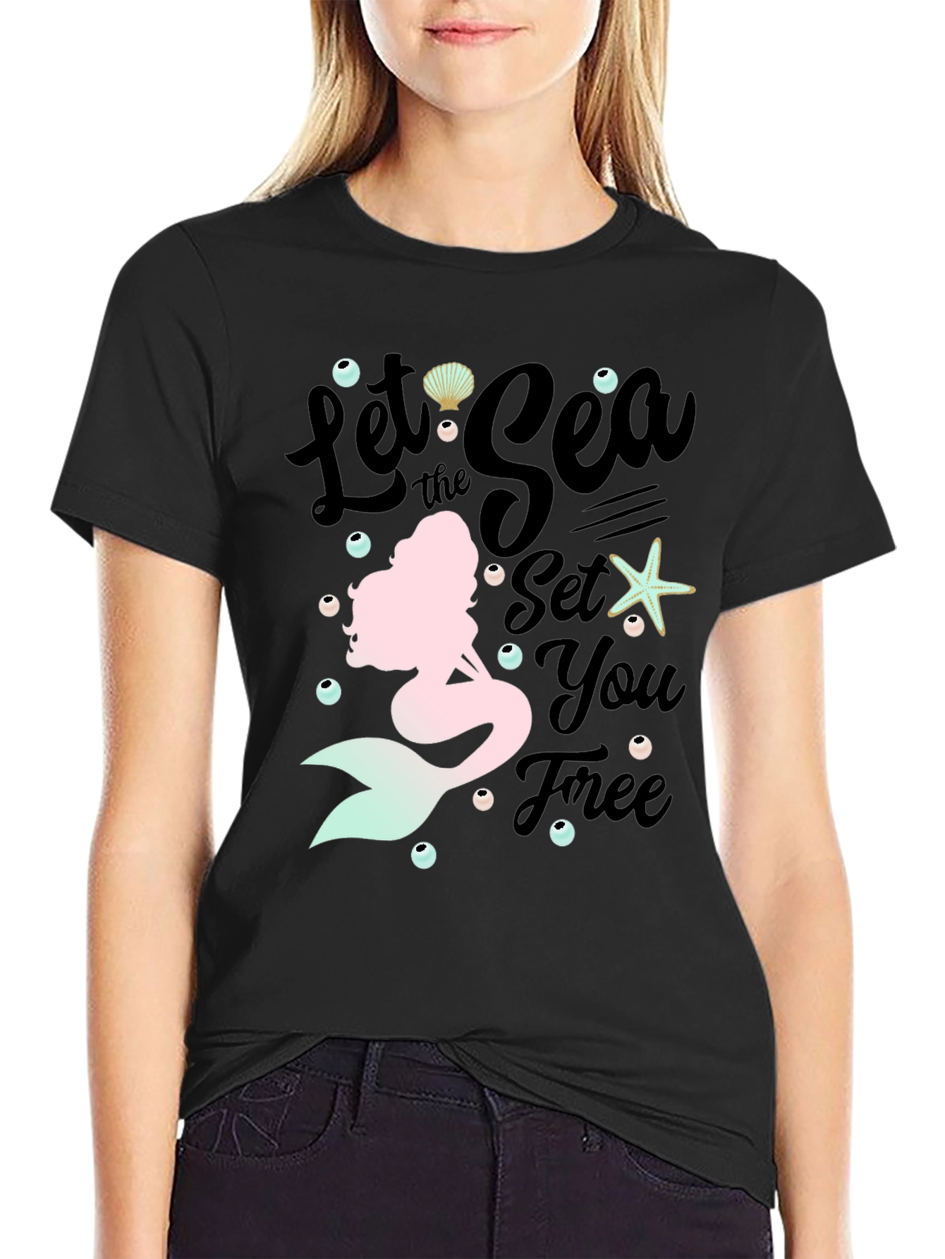 Let The Sea Set You Free Graphic Tee