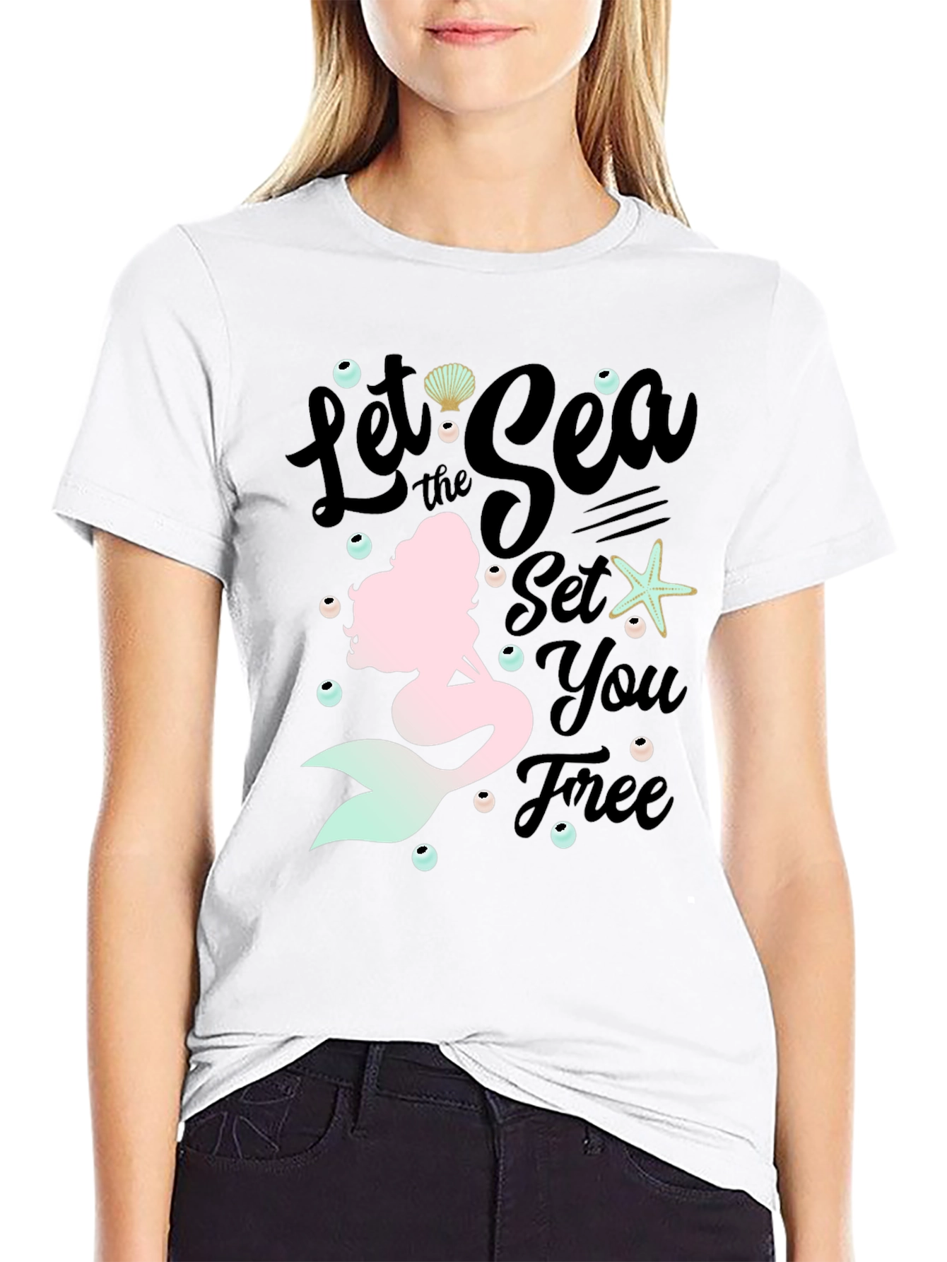 Let The Sea Set You Free Graphic Tee