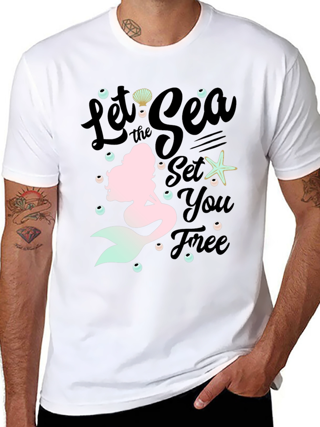 Let The Sea Set You Free Graphic Tee