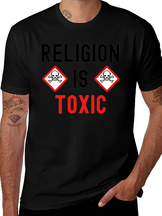 Religion is Toxic Graphic T-Shirt