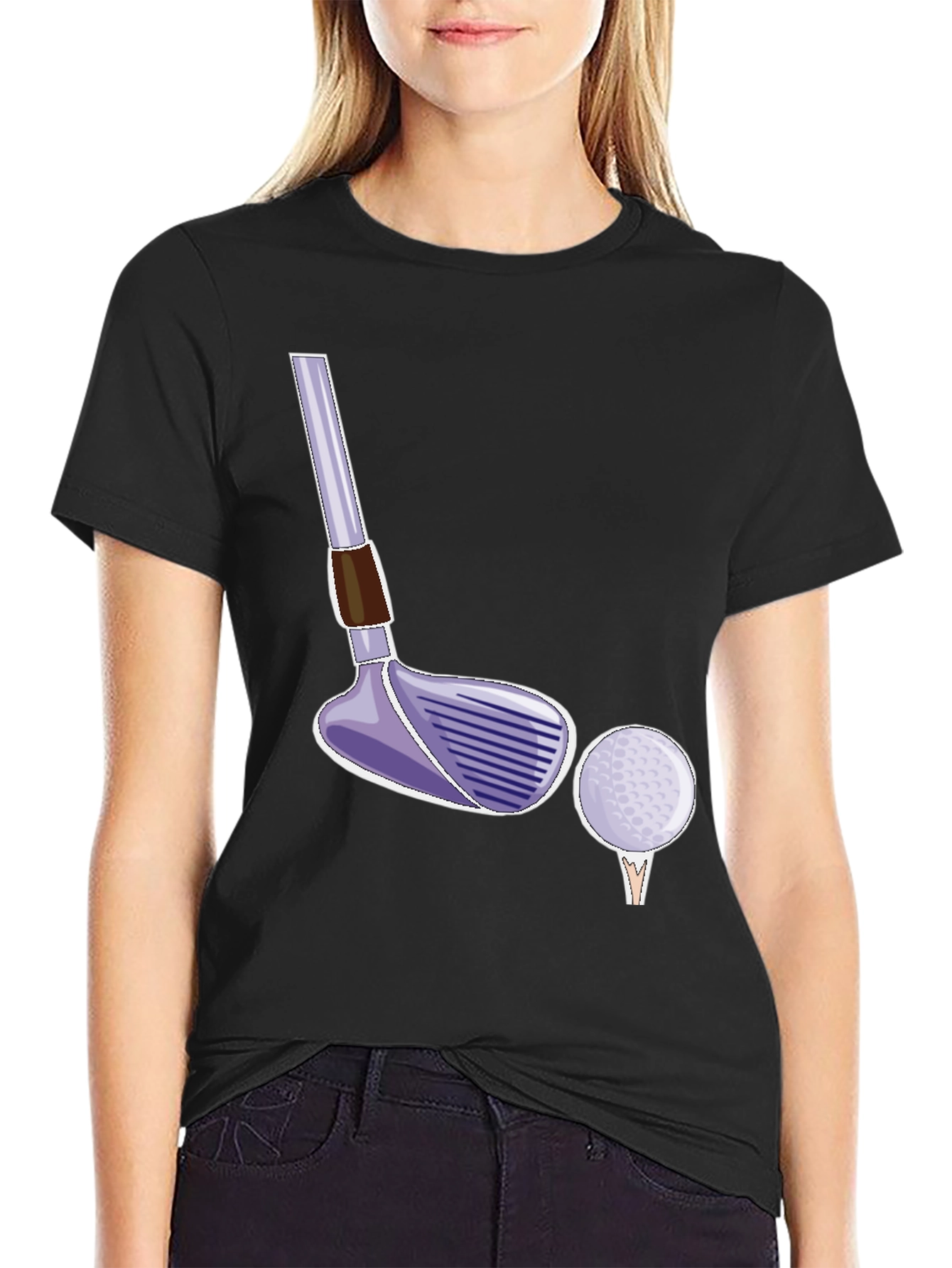 Golf Club & Ball Graphic Tee