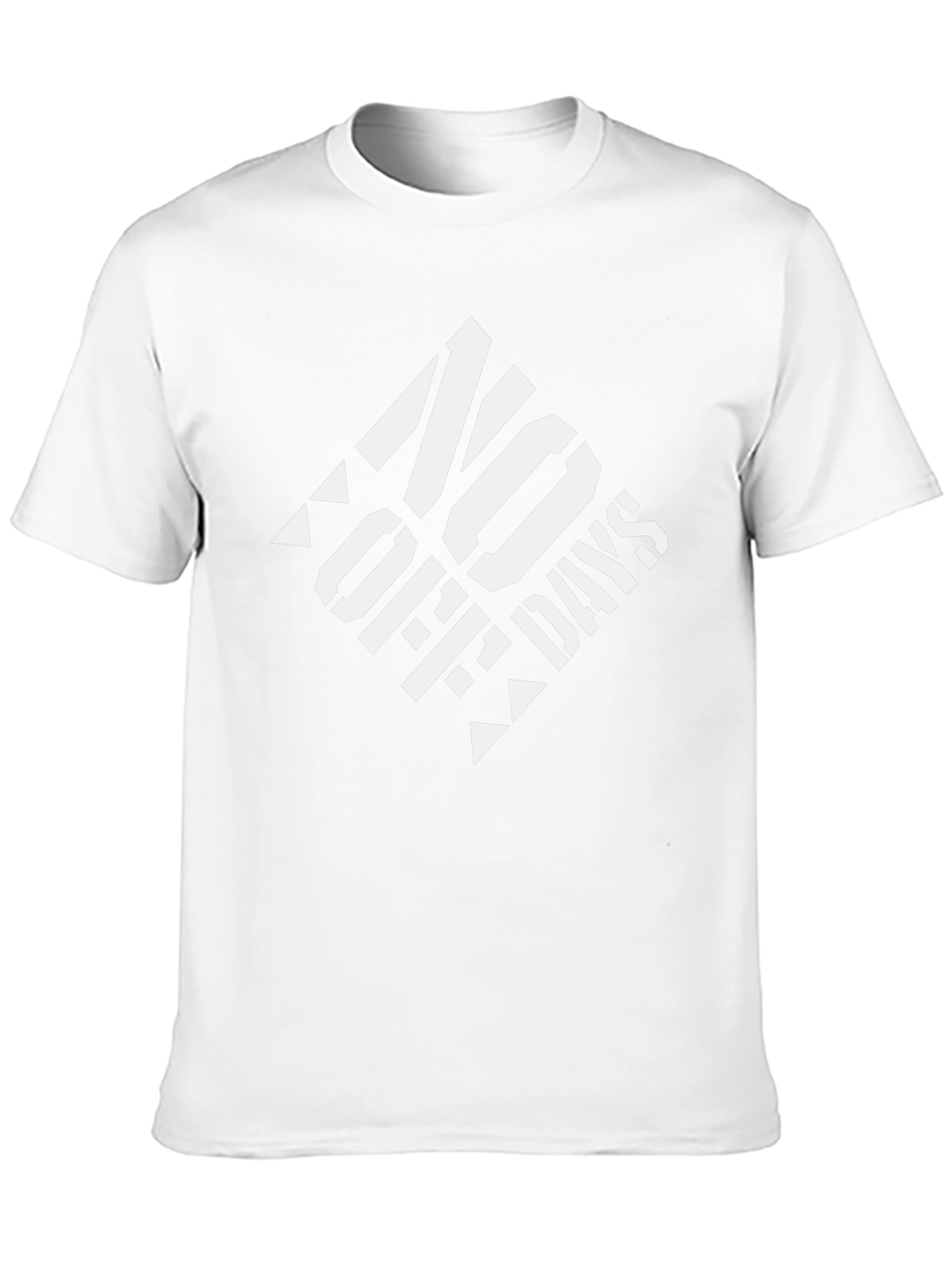 No Off Days Graphic T-Shirt - Black Cotton Tee