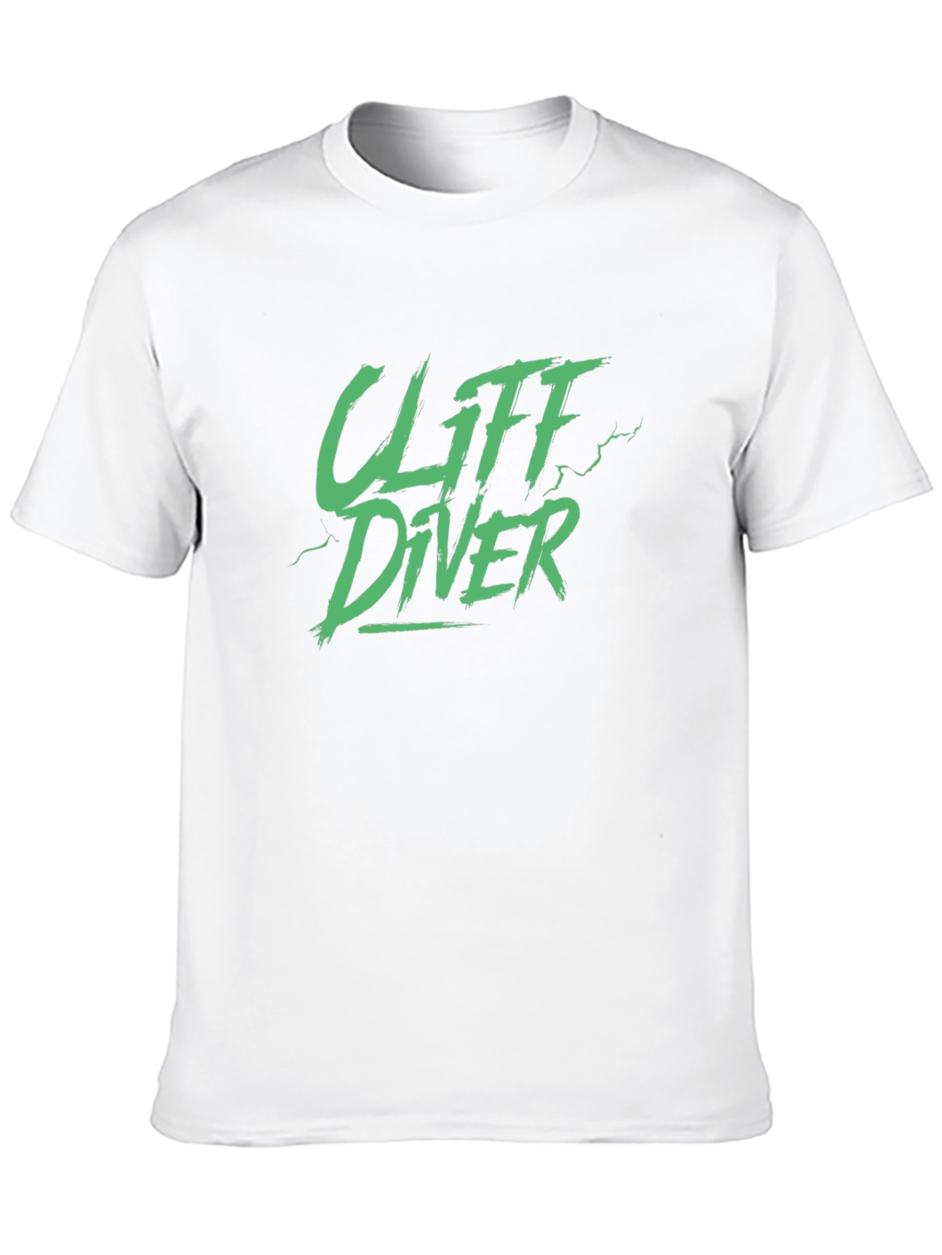 Cliff Diver Graphic Tee - Mens Black T-Shirt