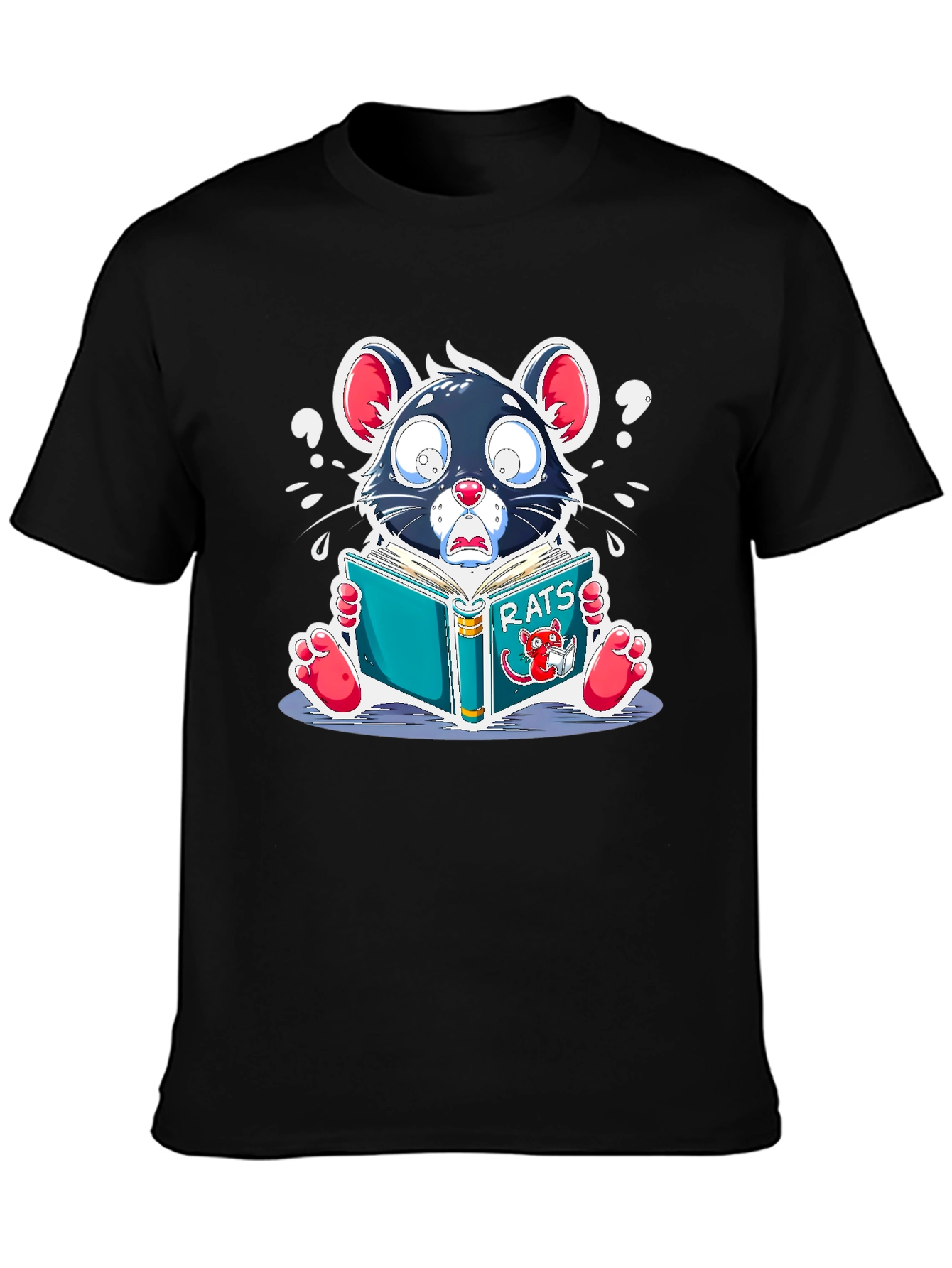 Rat Reading T-Shirt