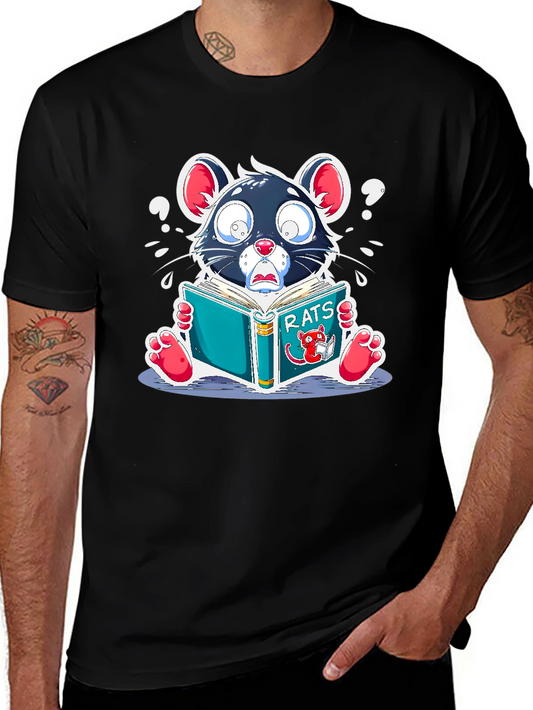 Rat Reading T-Shirt