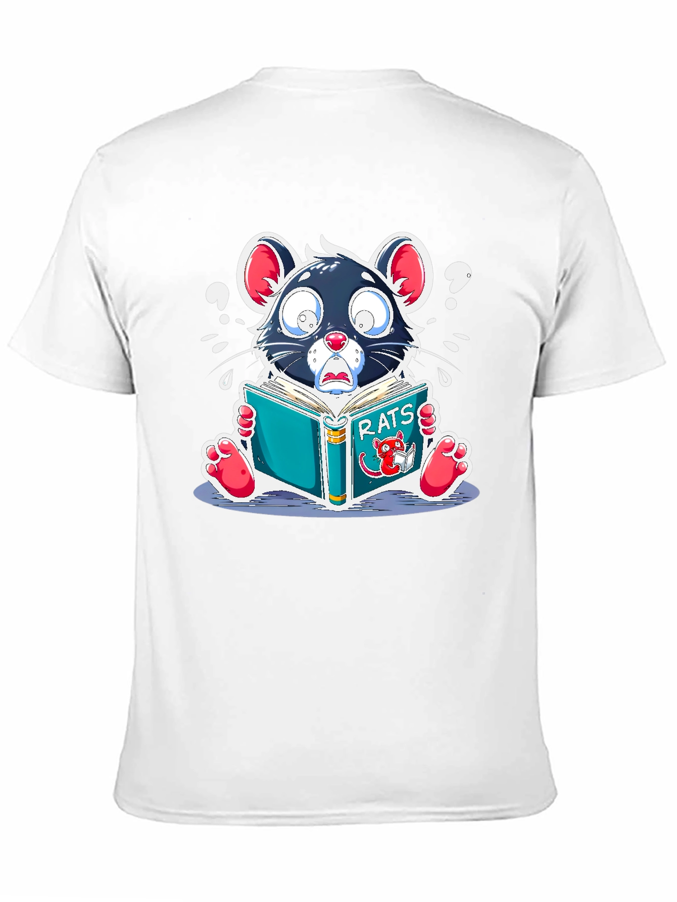 Rat Reading T-Shirt