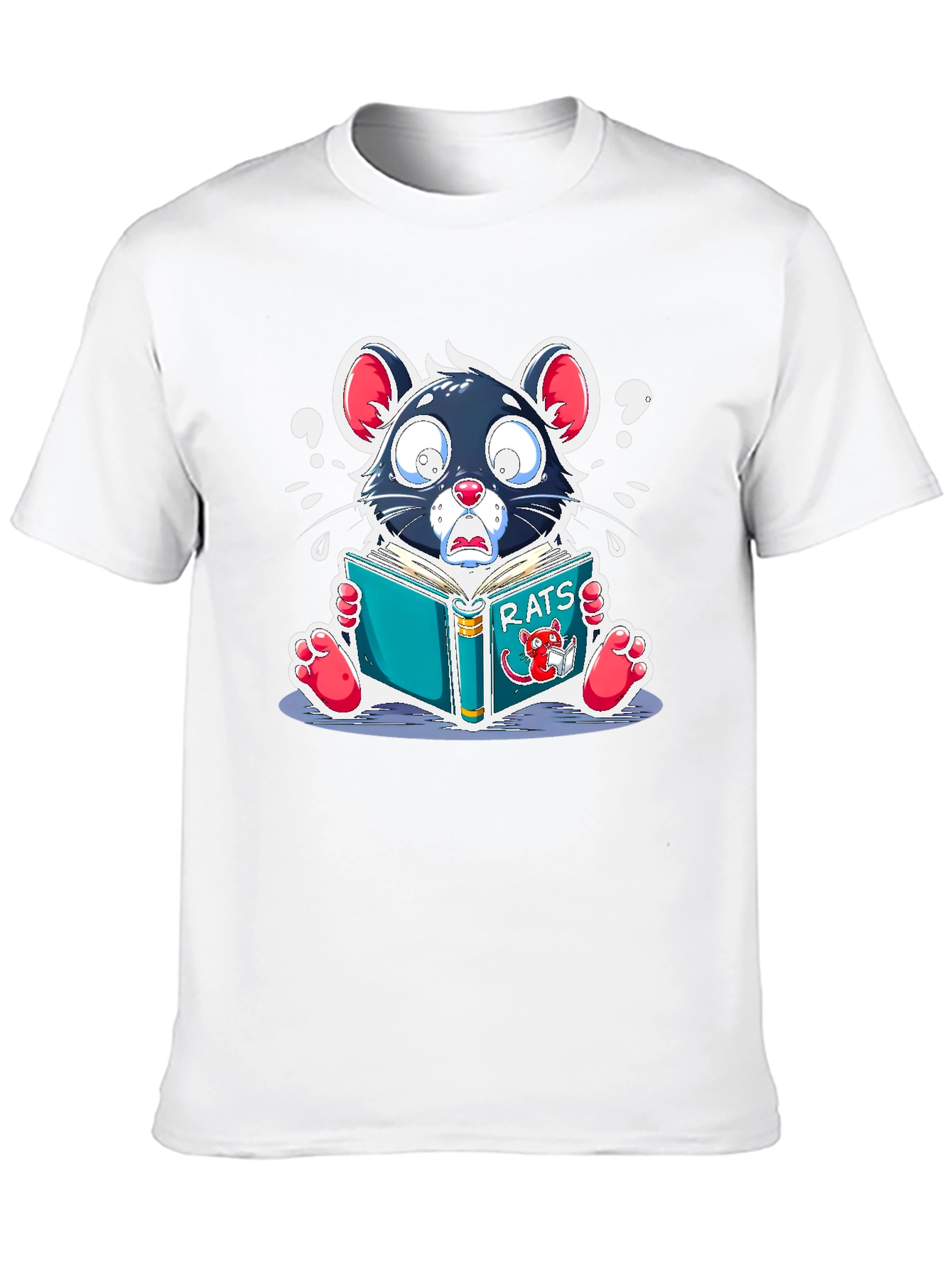 Rat Reading T-Shirt