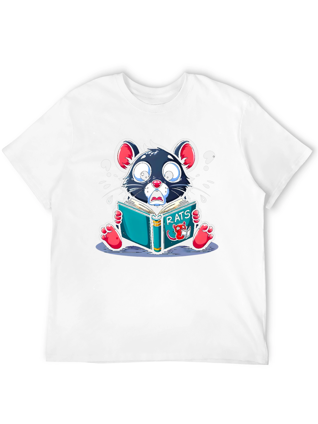 Rat Reading T-Shirt