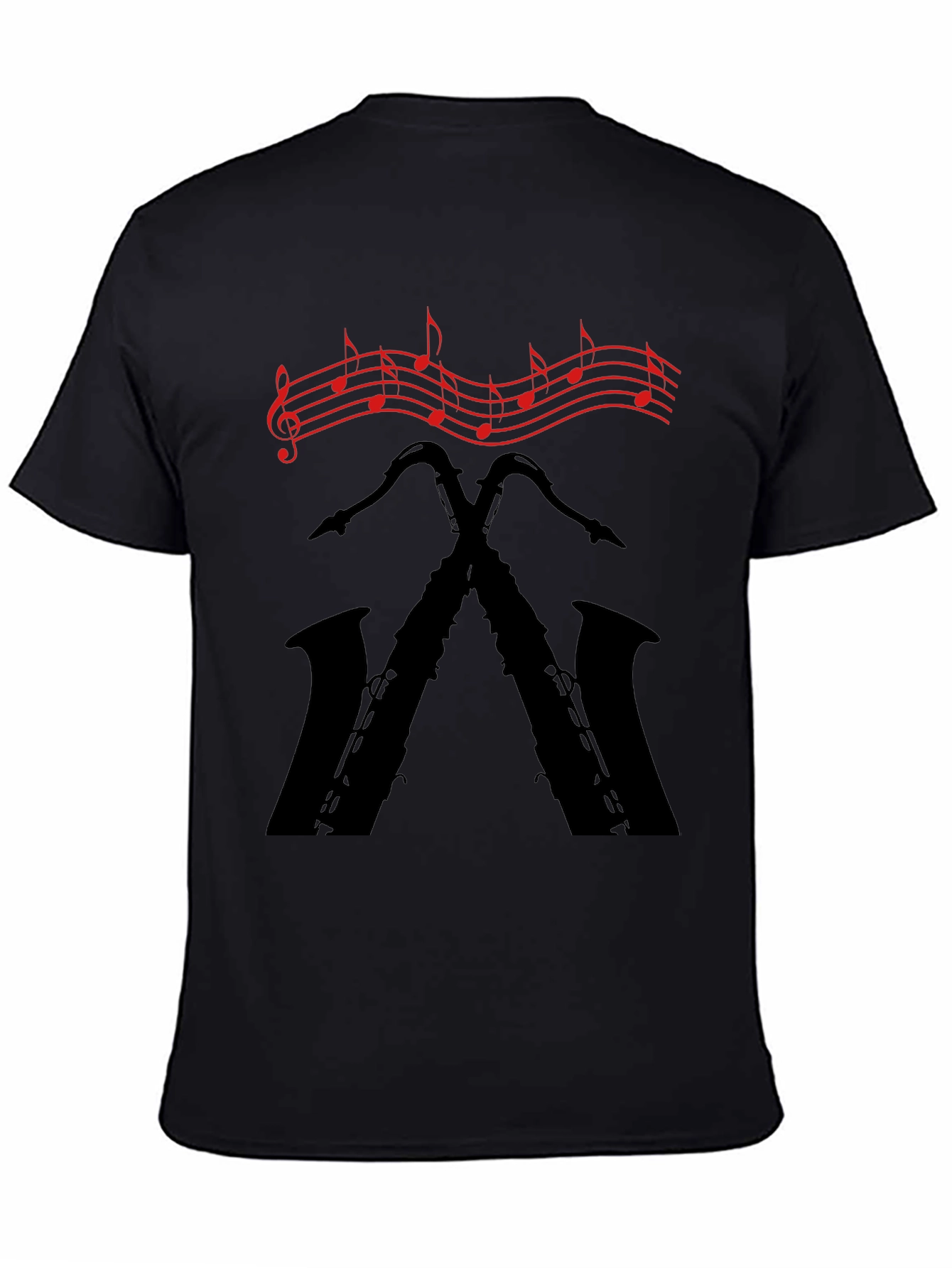 Musical Saxophone Graphic Tee