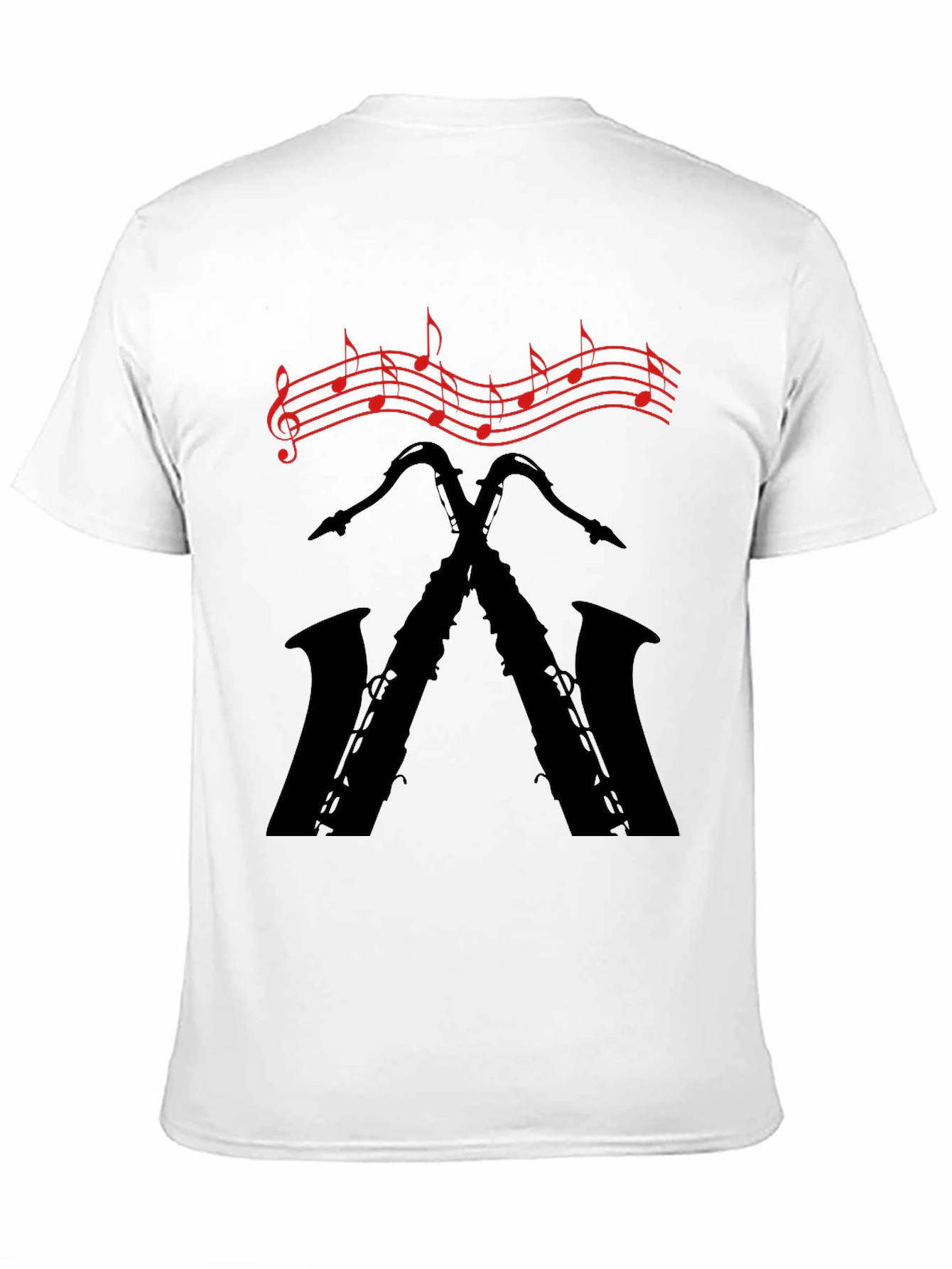 Musical Saxophone Graphic Tee