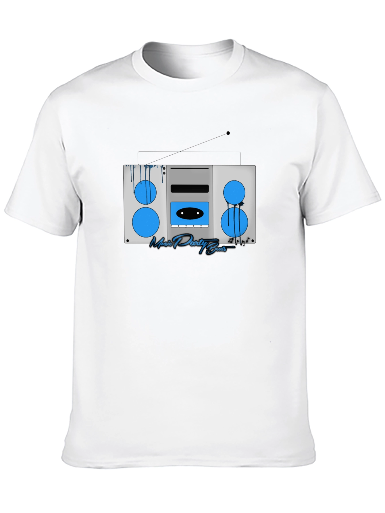 Retro Boombox Music T-Shirt