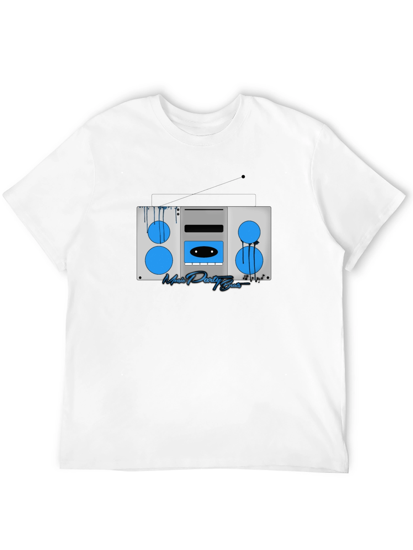 Retro Boombox Music T-Shirt